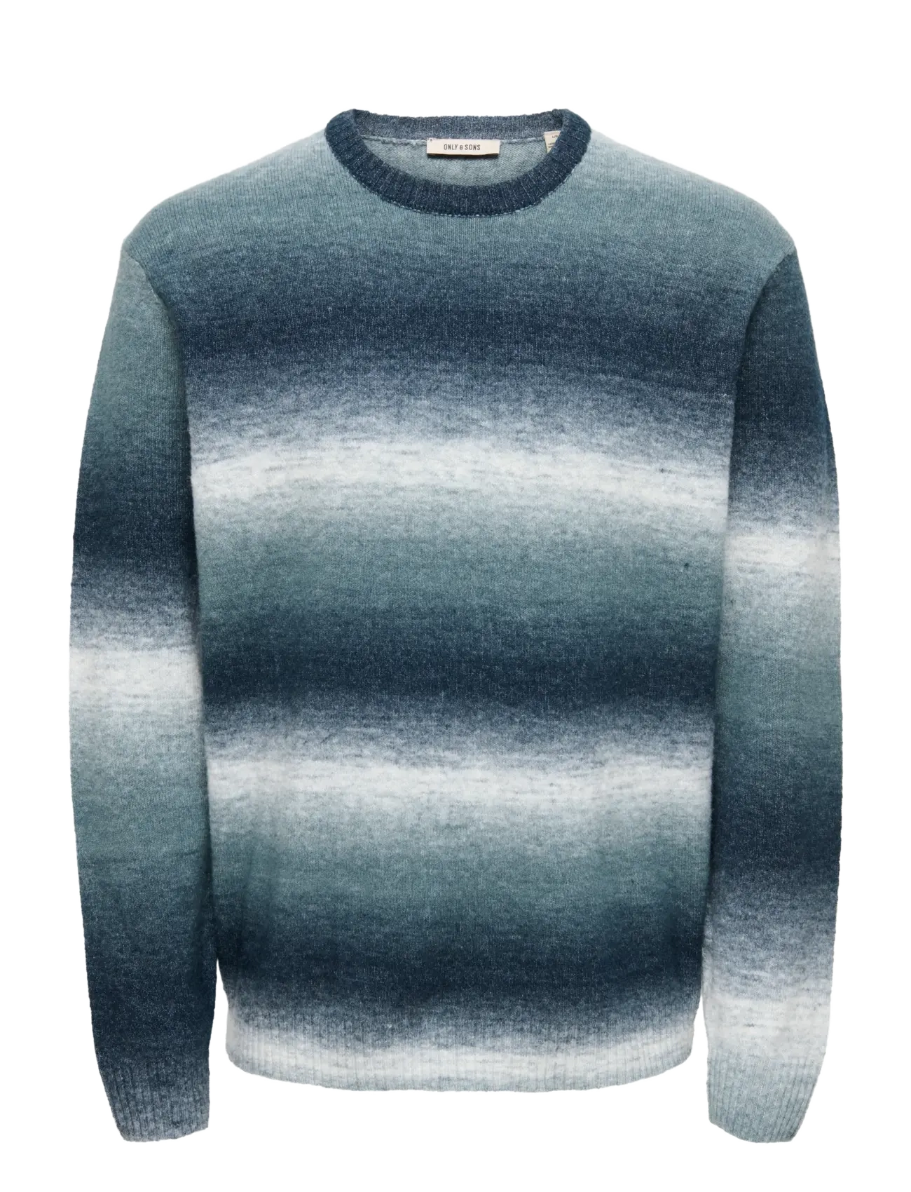 ONLY & SONS Onsbertil Reg Ls Crew Knit Grün - M - Herren