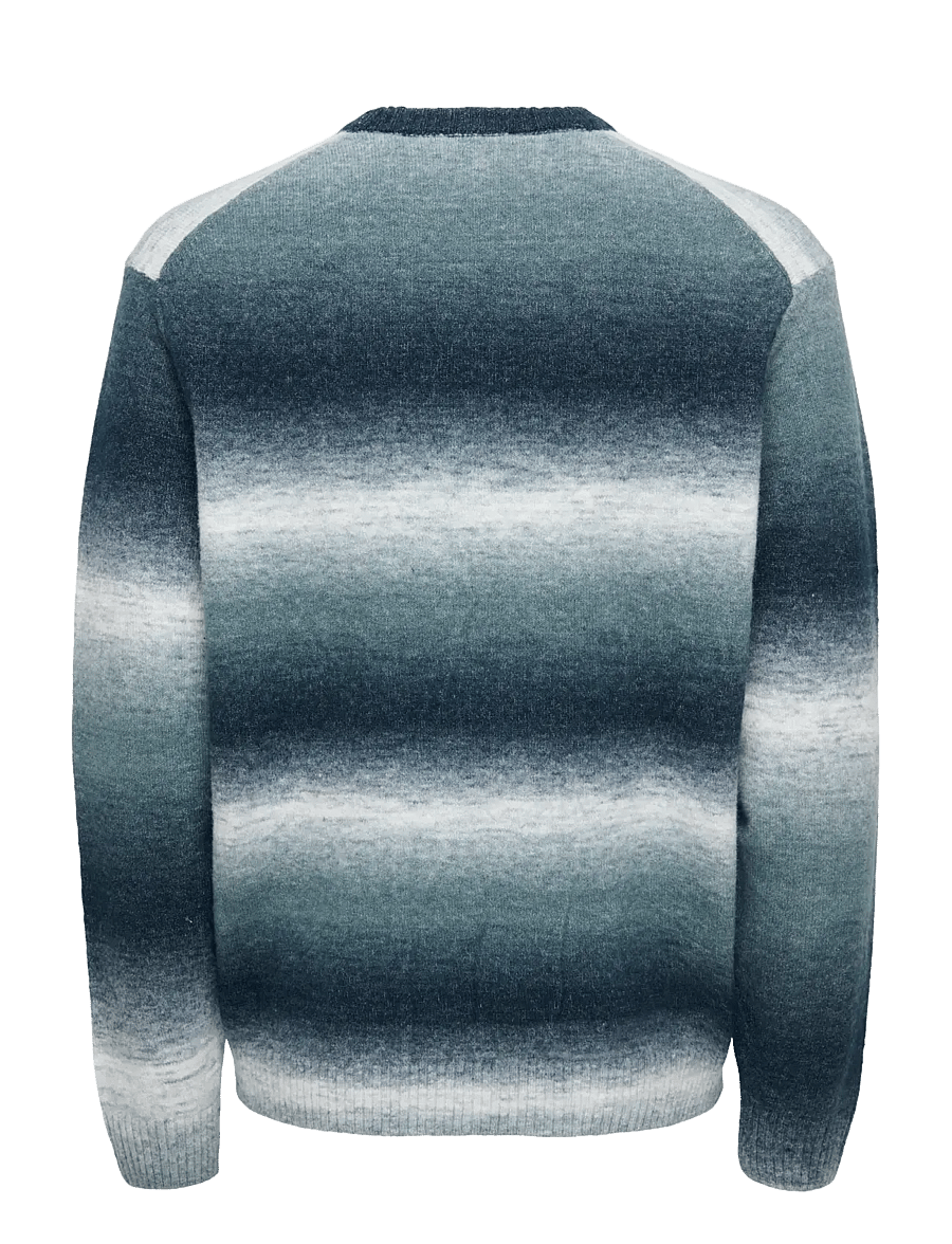 ONLY & SONS - ONSBERTIL REG LS CREW KNIT - rundhals - dark sapphire - 2