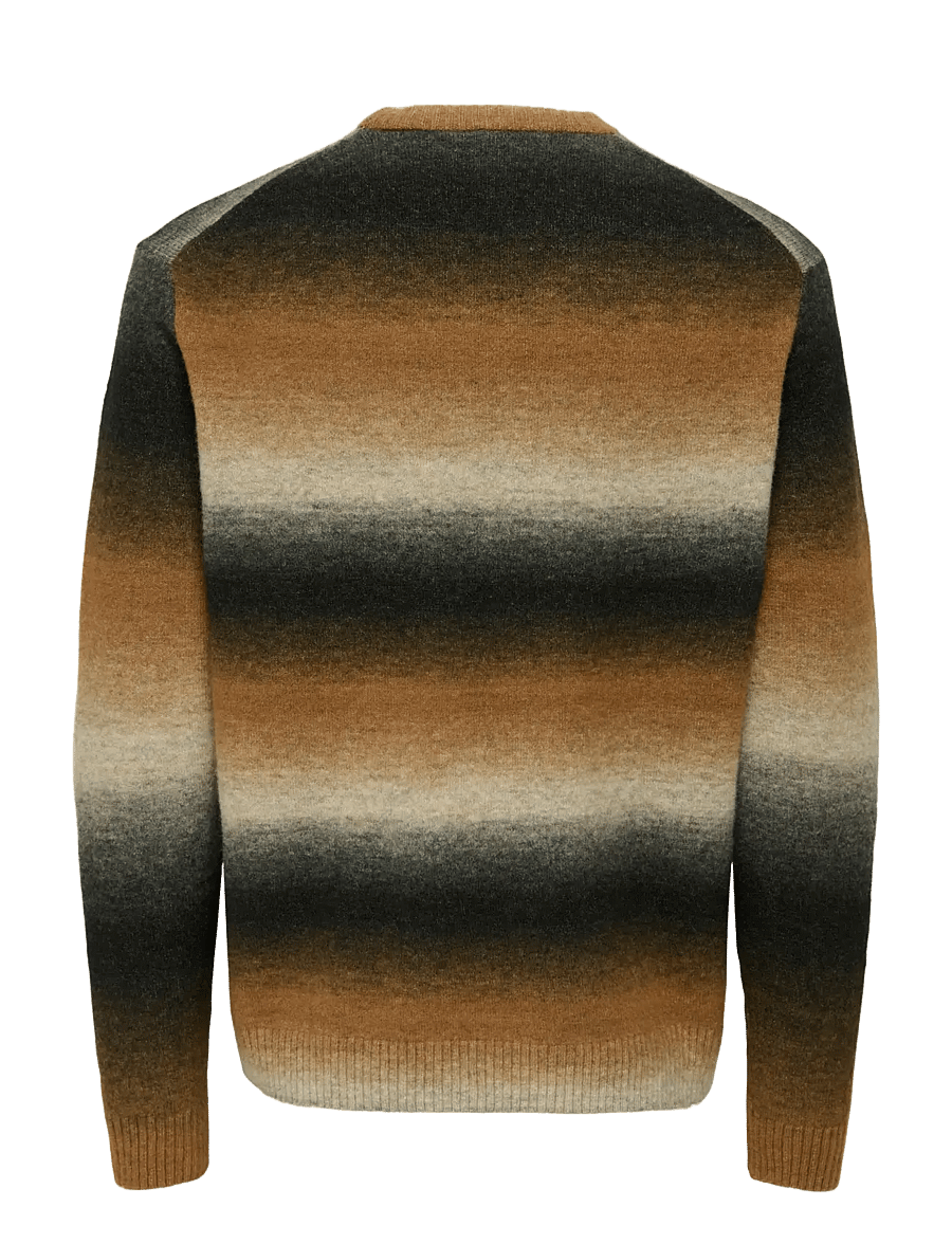 ONLY & SONS - ONSBERTIL REG LS CREW KNIT - rundhals - silver lining - 1