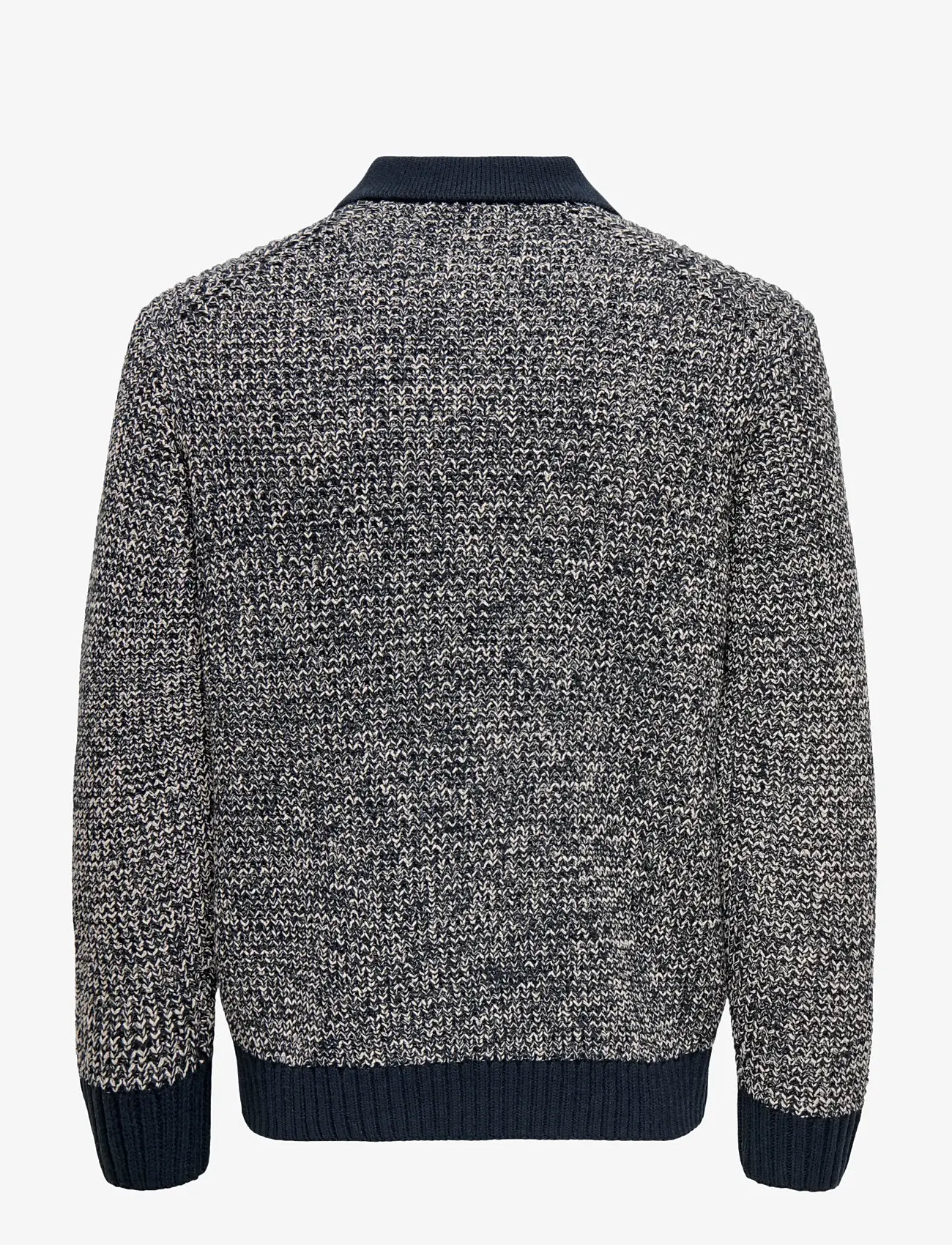 ONLY & SONS - ONSALF RLX STRUCTURE POLO KNIT - stickade pikéer - dark sapphire - 1