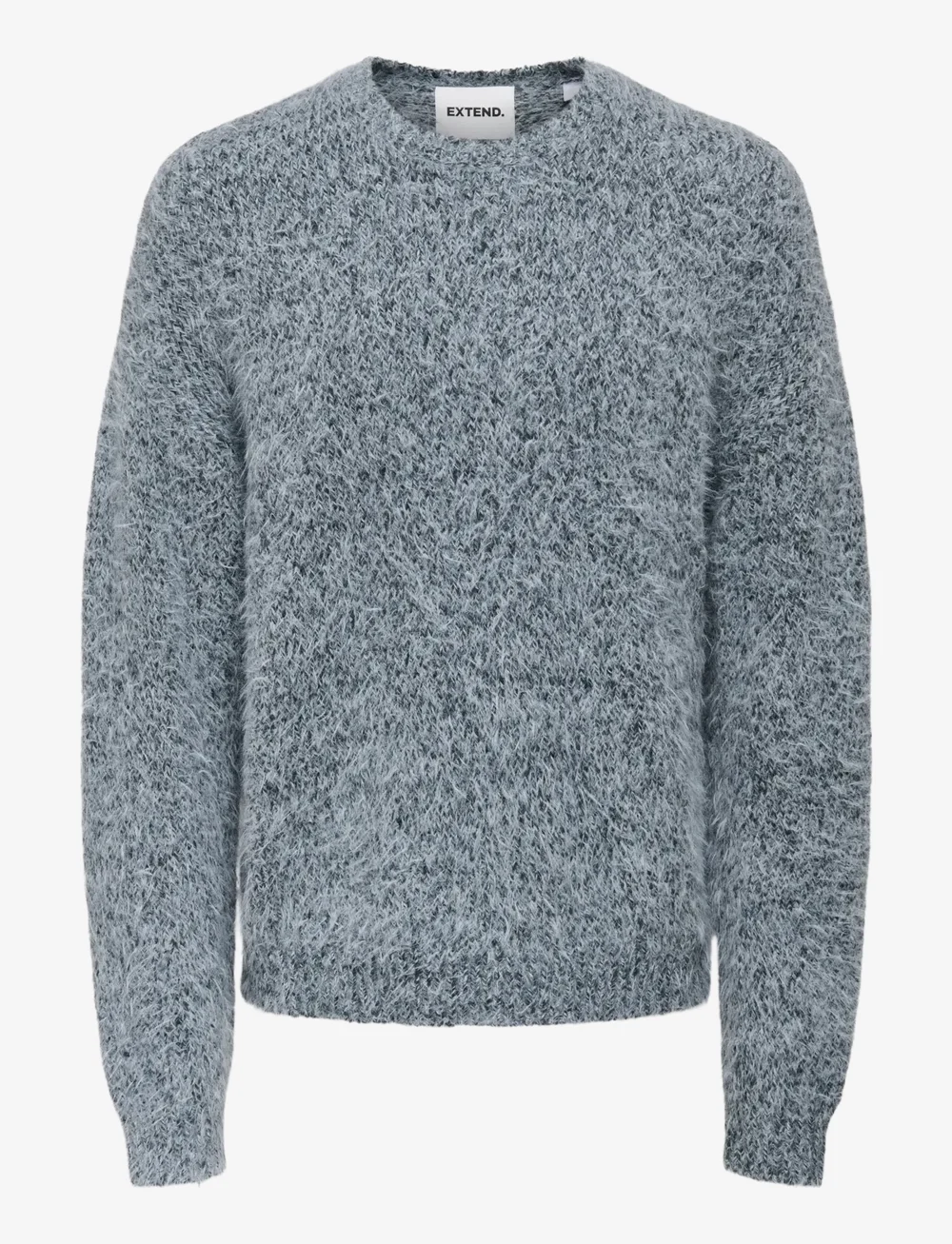 ONLY & SONS - ONSNOAH DS CROP LS CREW KNIT EXTND - rundhalsad - medium grey melange - 0
