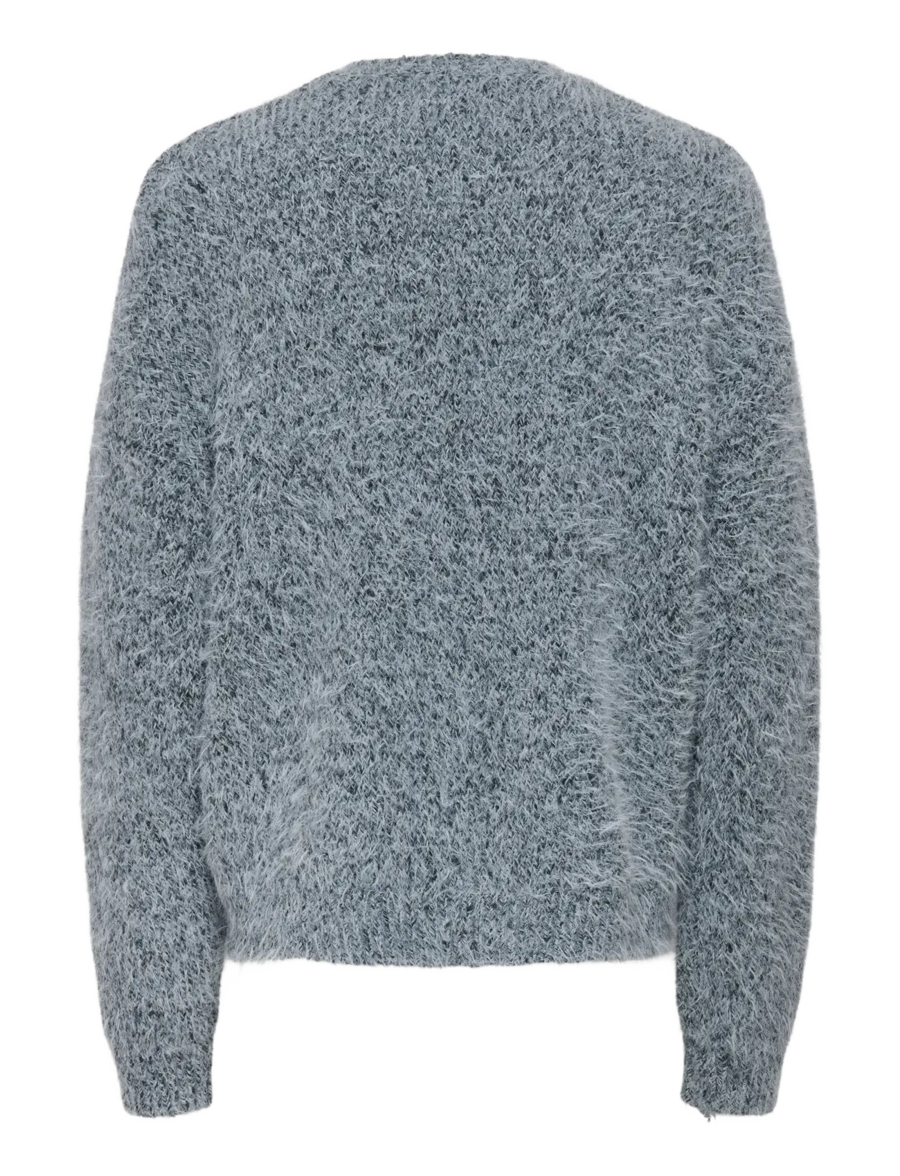ONLY & SONS - ONSNOAH DS CROP LS CREW KNIT EXTND - rund hals - medium grey melange - 1