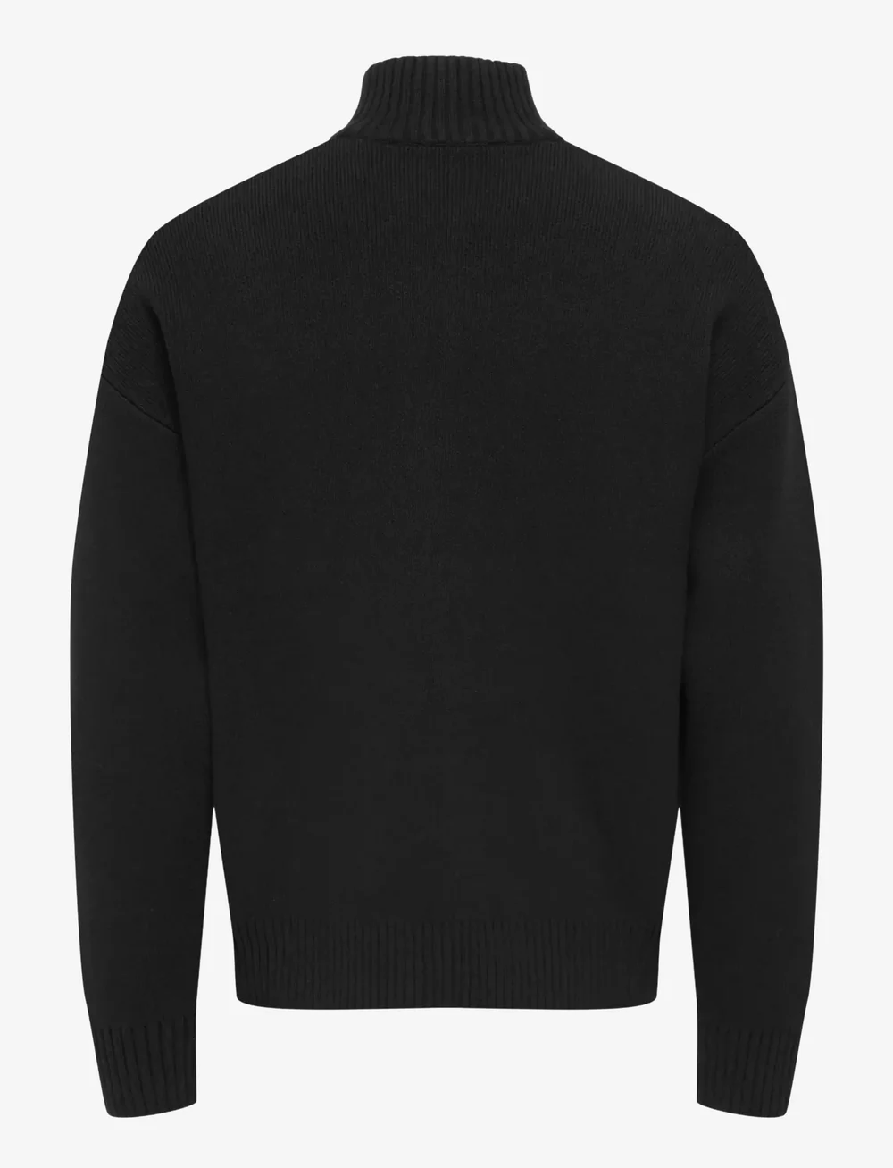 ONLY & SONS - ONSBLAKE DS HIGH NECK CARDIGAN KNIT - pullover mit durchgehendem reißverschluss - black - 2