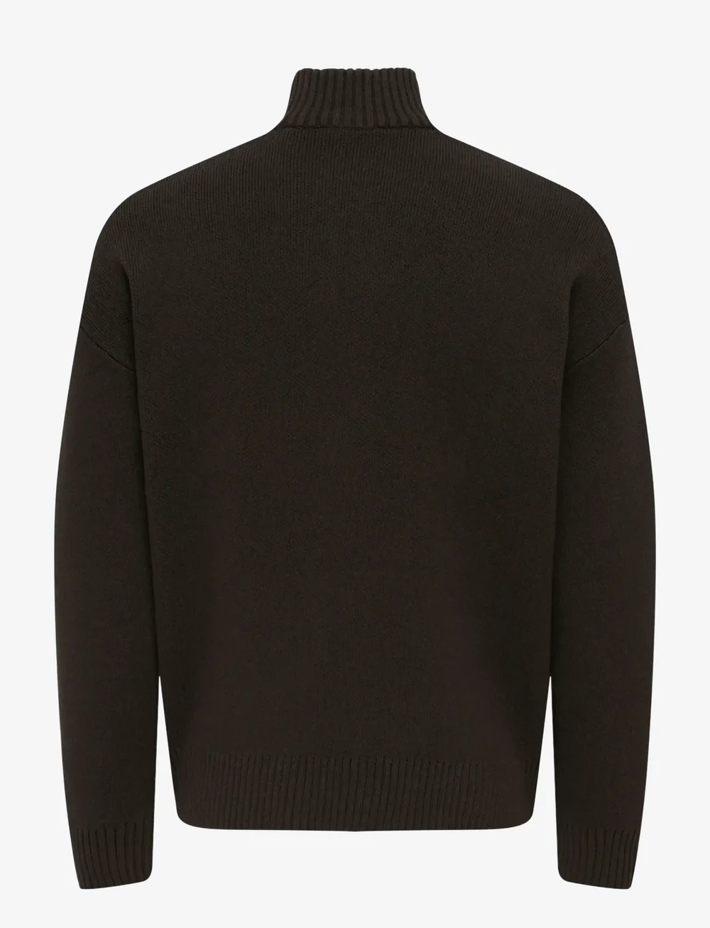 ONLY & SONS - ONSBLAKE DS HIGH NECK CARDIGAN KNIT - pullover mit durchgehendem reißverschluss - coffee bean - 2