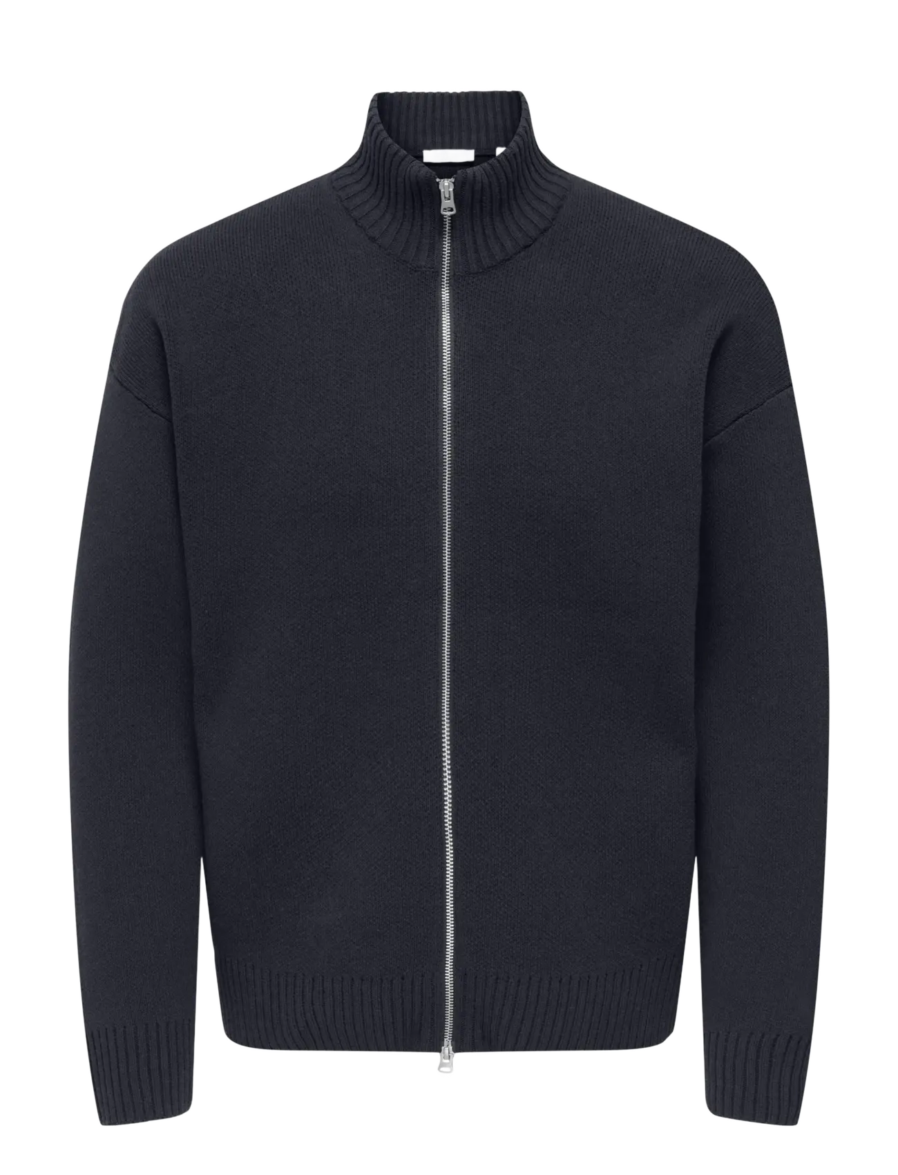 ONLY & SONS ONSBLAKE DS HIGH NECK CARDIGAN KNIT NOOS - Kläder - DARK NAVY / navy