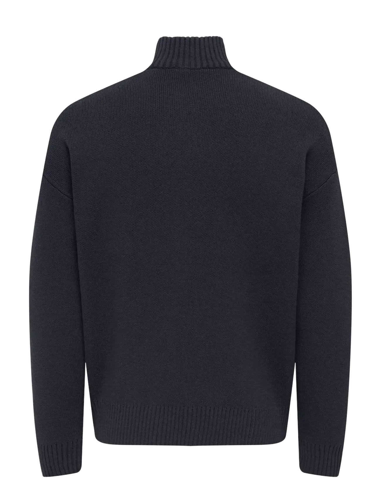 ONLY & SONS - ONSBLAKE DS HIGH NECK CARDIGAN KNIT NOOS - full zip jumpers - dark navy - 1