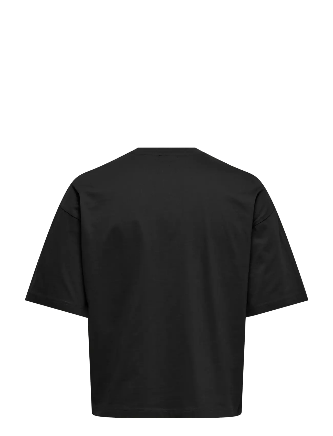 ONLY & SONS - ONSFRED RLX SS CROP TEE - lühikeste varrukatega t-särgid - black - 1
