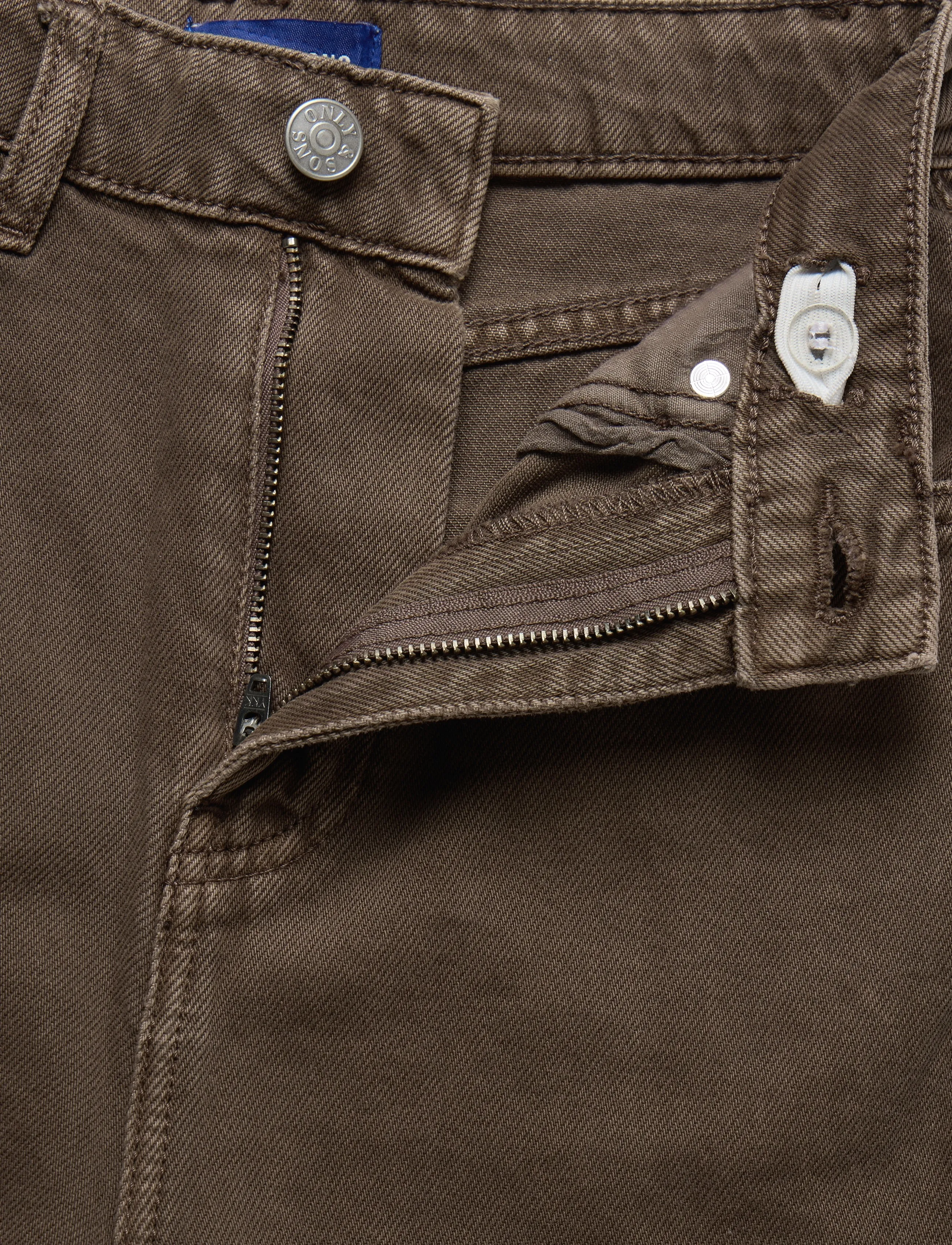 ONLY & SONS - OSJCARL BALLOON BROWN 5817 AZG DNM - loose jeans - teak - 3
