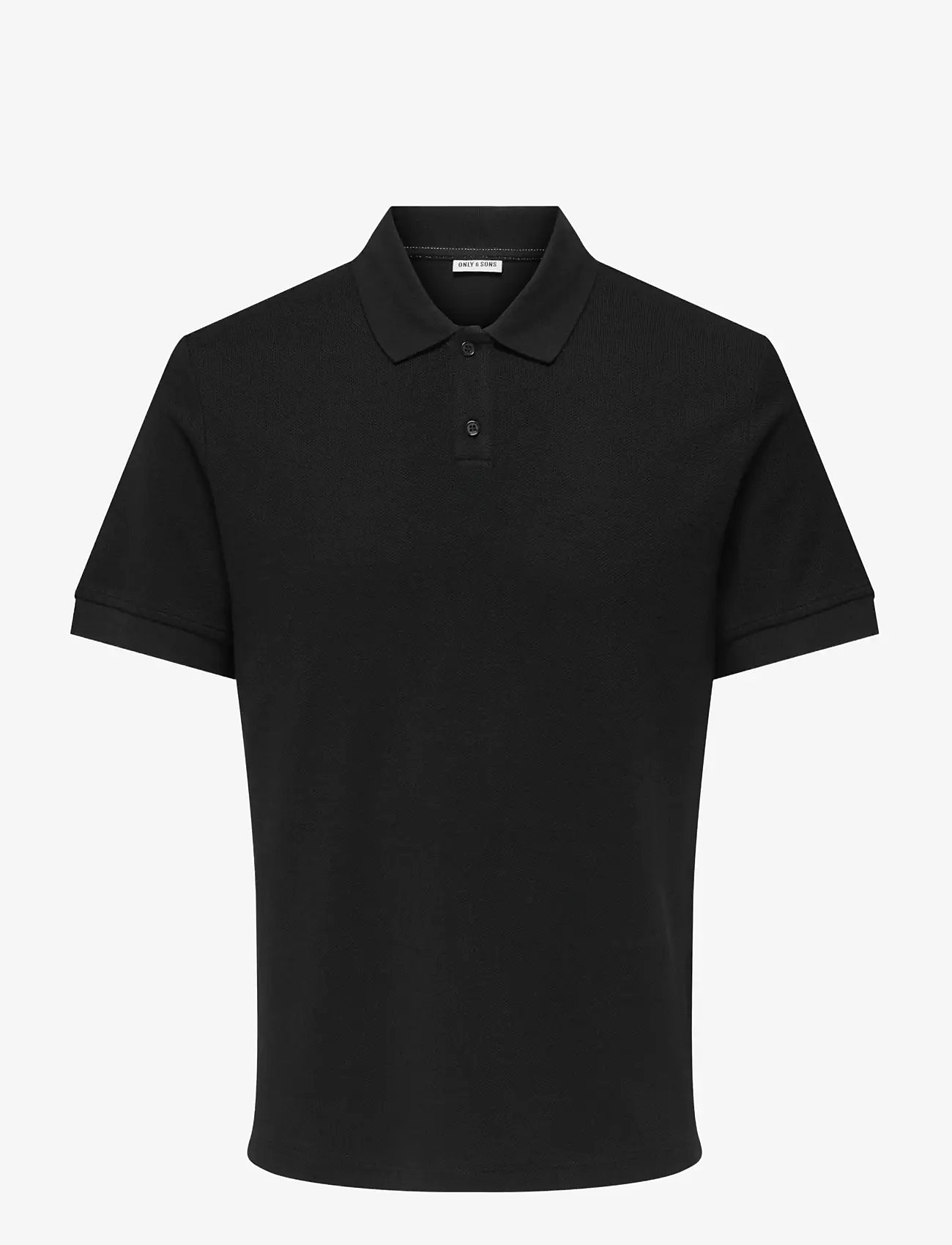ONLY & SONS - ONSBEN REG SS POLO SHIRT NOOS - kortærmede poloer - black - 1