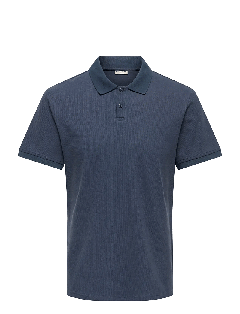 ONLY & SONS - ONSBEN REG SS POLO SHIRT NOOS - kortærmede poloer - blue nights - 1