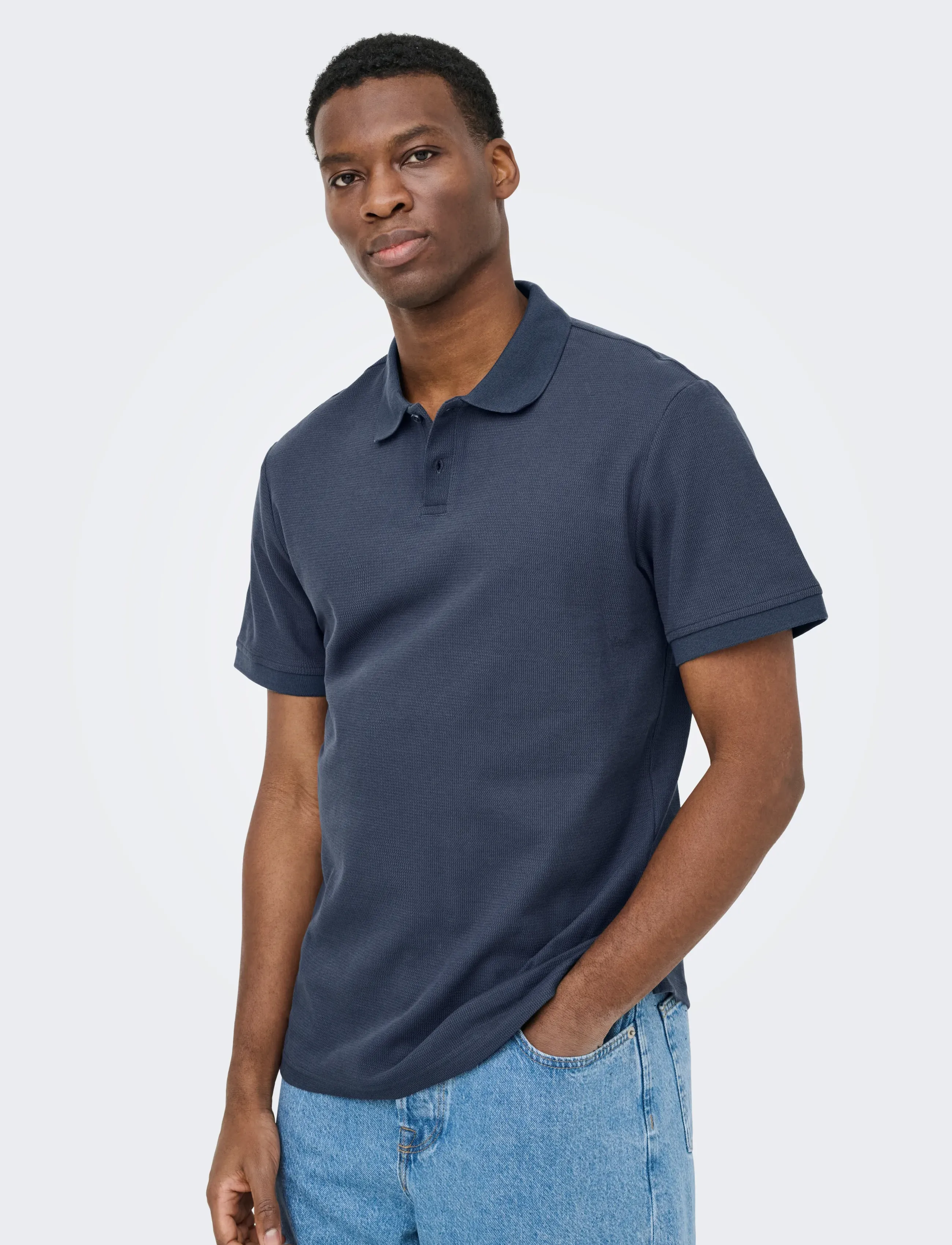 ONLY & SONS Onsben Reg Ss Polo Shirt Noos pikéer herr – bild 6