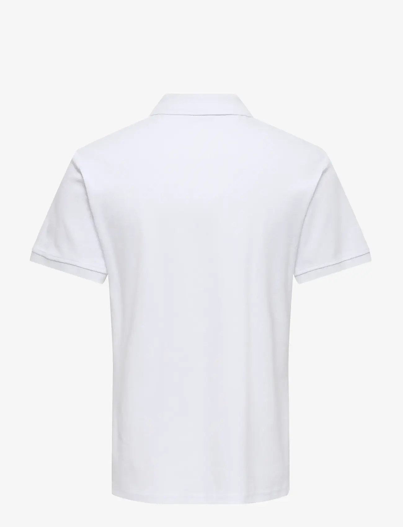 ONLY & SONS - ONSBEN REG SS POLO SHIRT NOOS - kortærmede poloer - bright white - 2