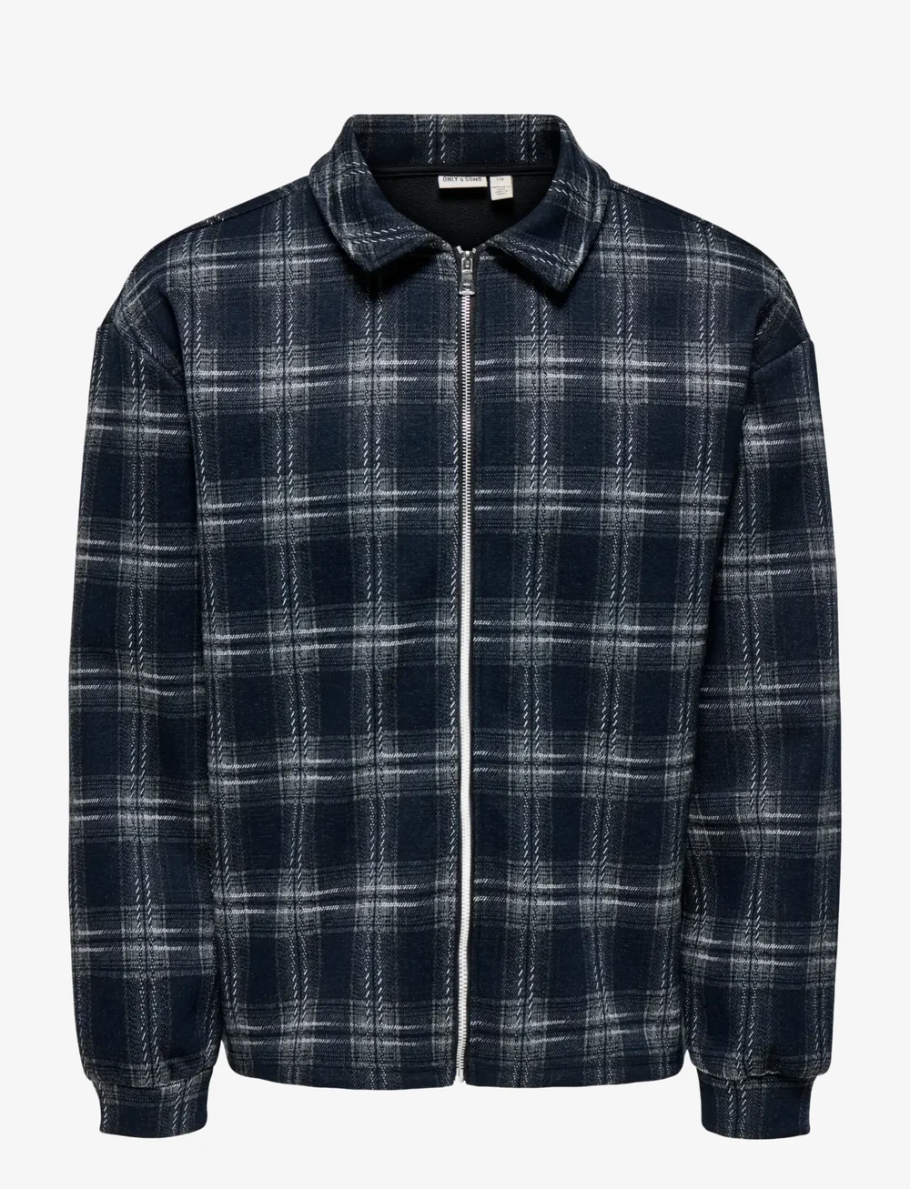 ONLY & SONS - ONSHENDON LOOSE LS ZIP OVERSHIRT SWEAT - kollektioner - blue nights - 1