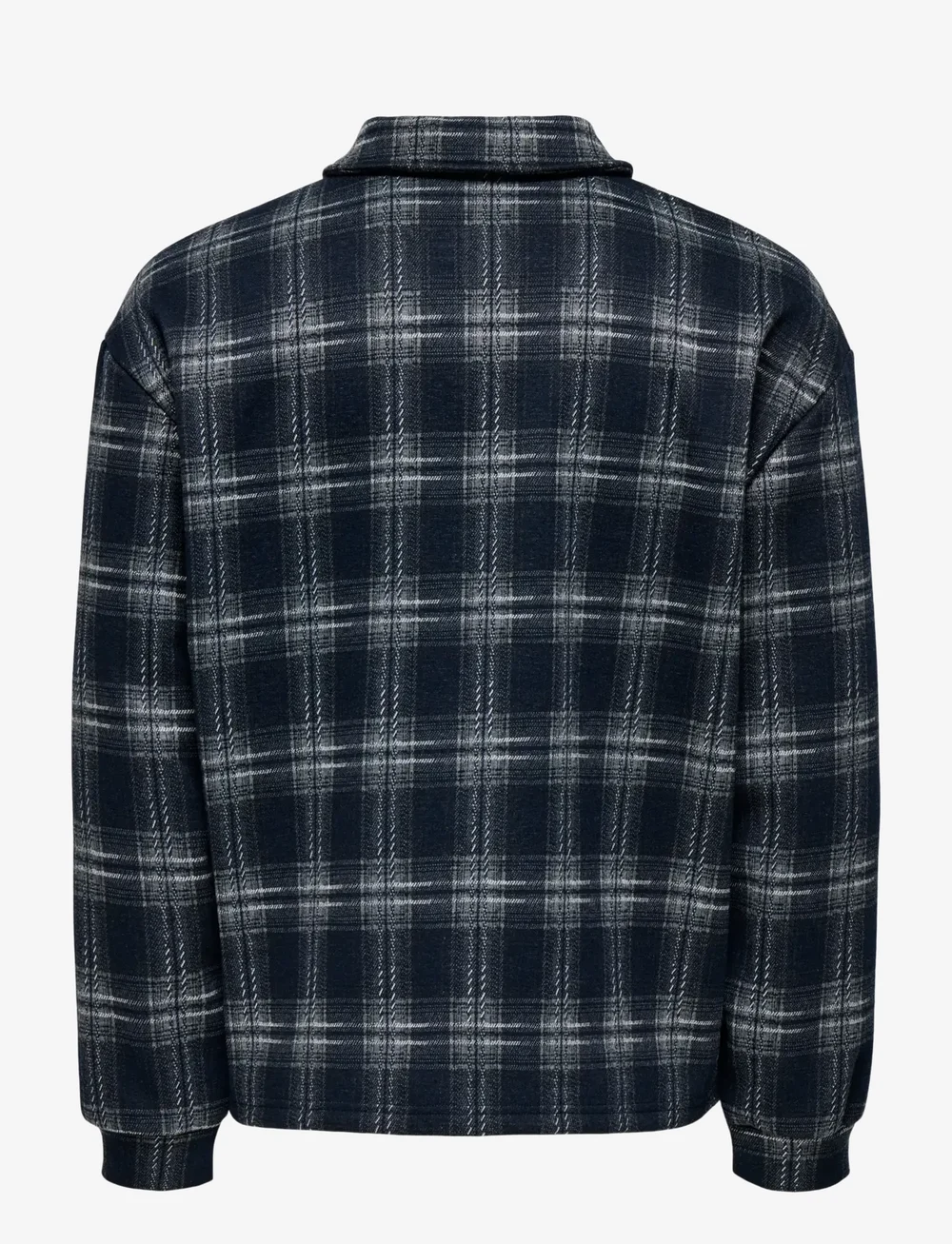 ONLY & SONS - ONSHENDON LOOSE LS ZIP OVERSHIRT SWEAT - kollektioner - blue nights - 2