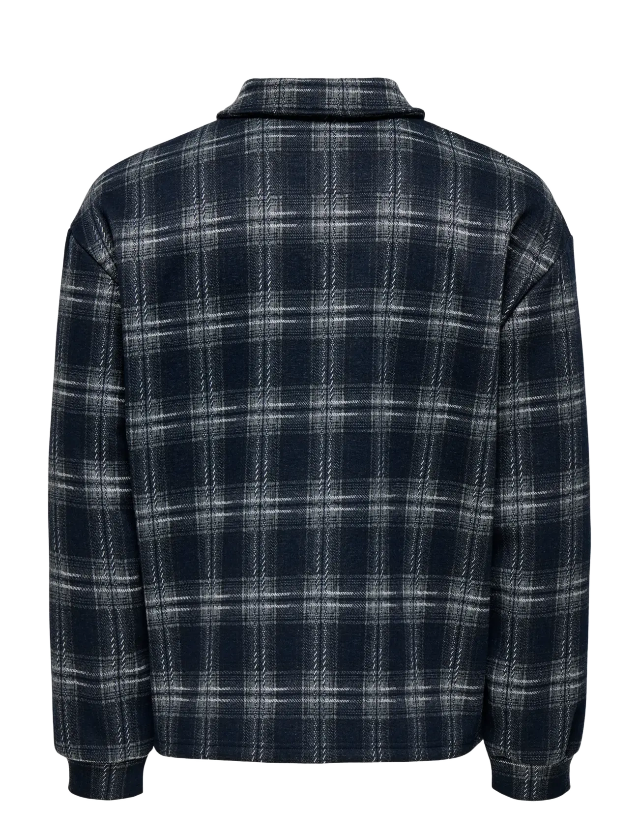 ONLY & SONS - ONSHENDON LOOSE LS ZIP OVERSHIRT SWEAT - kollektionen - blue nights - 2