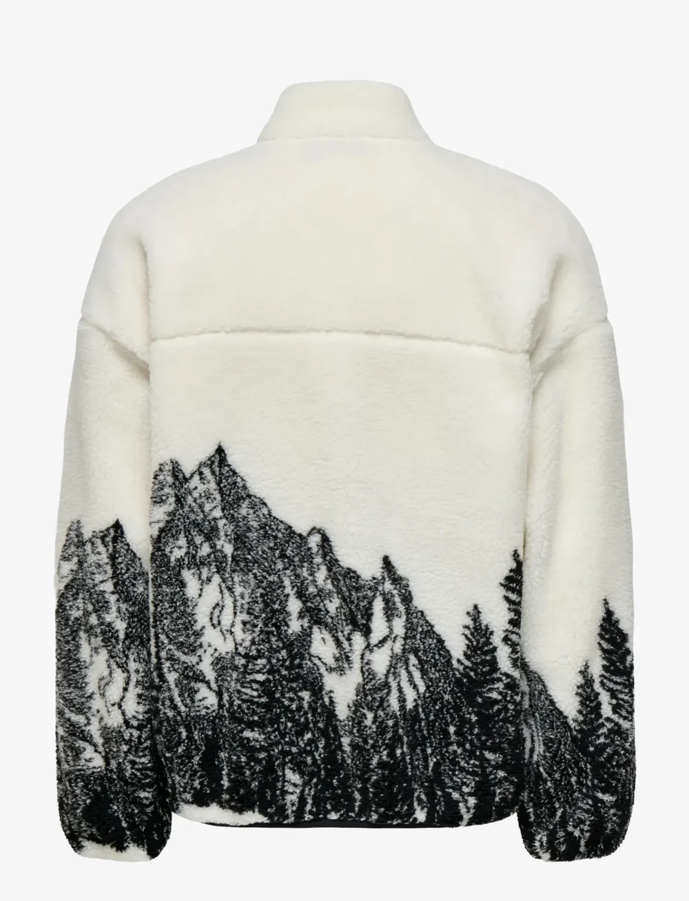 ONLY & SONS - ONSJAMES LIFE OVZ LS FLEECE AOP SWEAT - fleecetrøjer - gardenia - 1