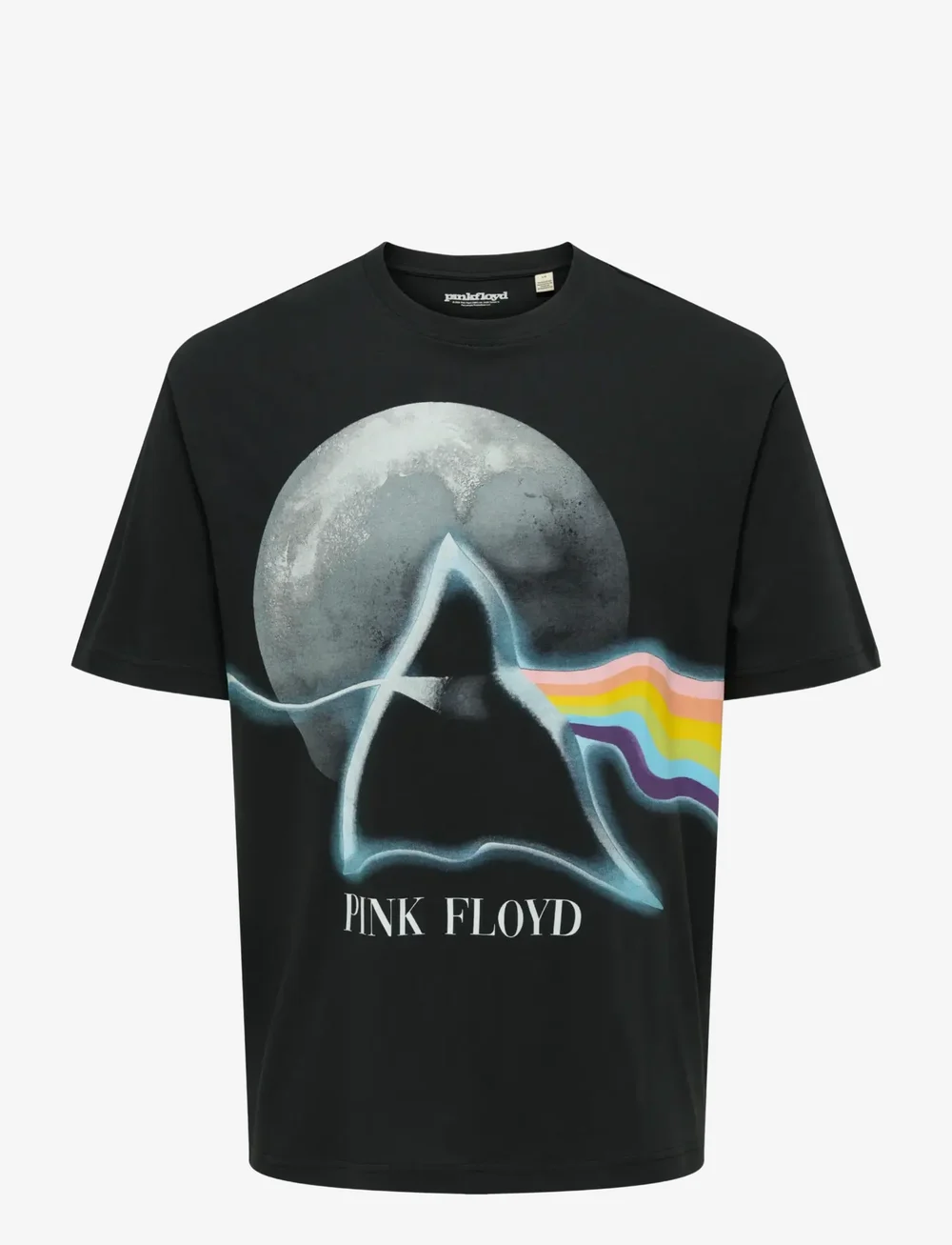 ONLY & SONS - ONSPINK FLOYD RLX SS LIC TEE - lühikeste varrukatega t-särgid - jet black - 0