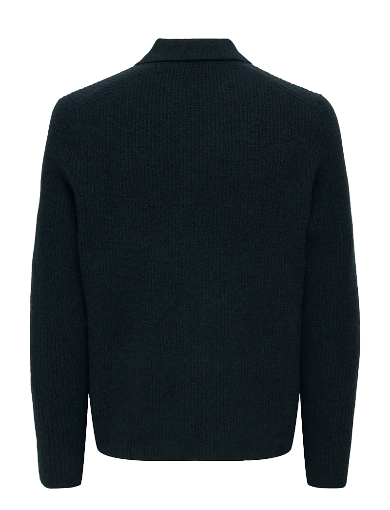 ONLY & SONS - ONSJET REG LS CARDIGAN KNIT FRML - kardiganid - dark sapphire - 1