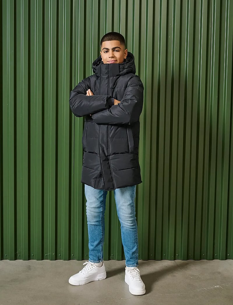 ONLY & SONS - OSJCARL LIFE LONG QUILTED COAT OTW - vinterjackor - black - 0