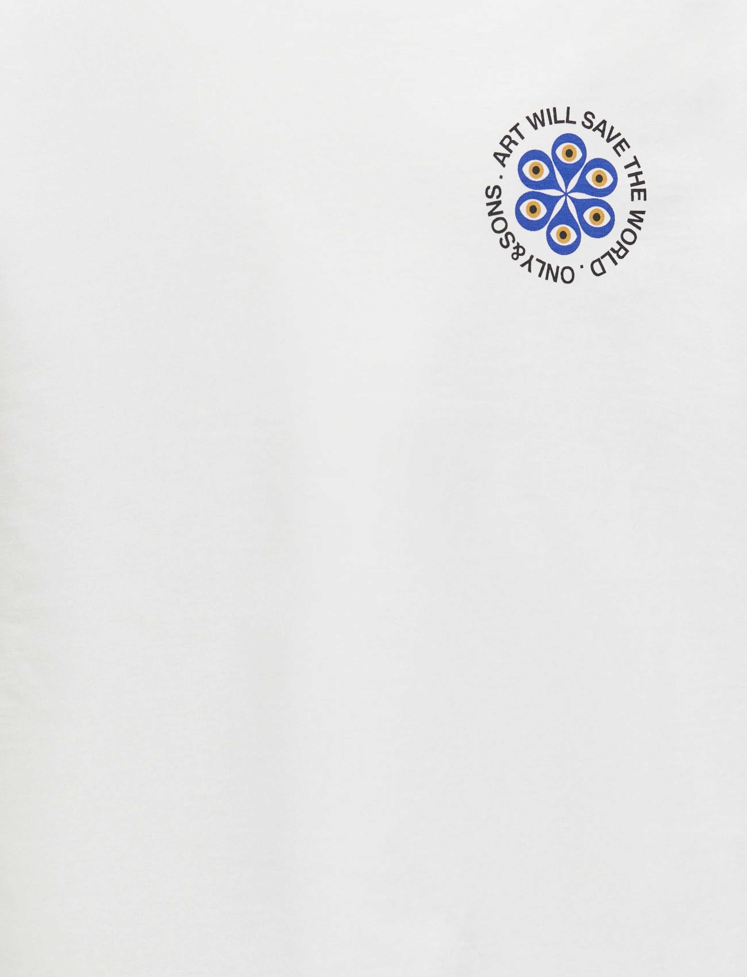 ONLY & SONS - OSJFRED CLAUDE RLX SS TEE JRS - kurzärmelige - cloud dancer - 3
