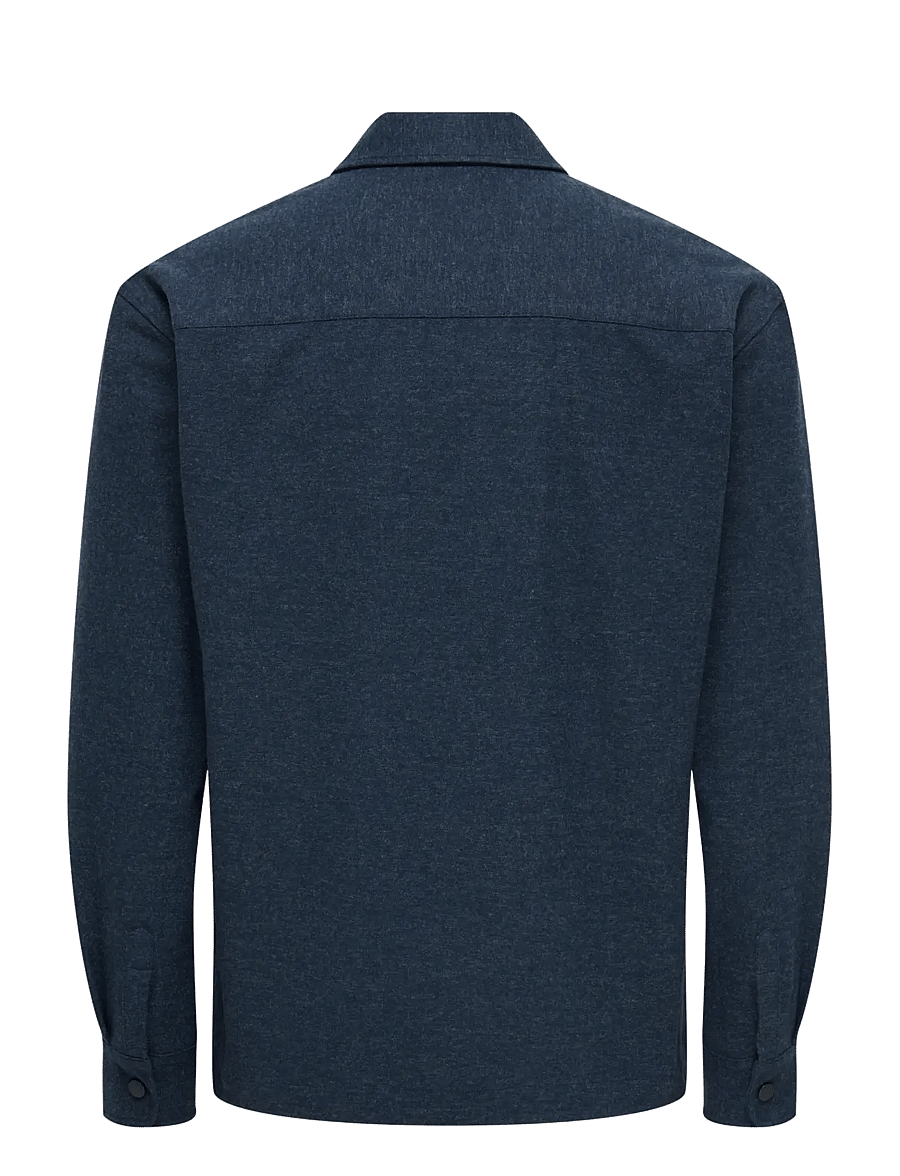 ONLY & SONS - ONSMARK BRUSHED 0353 OVERSHIRT NOOS - Überhemden - blue nights - 2