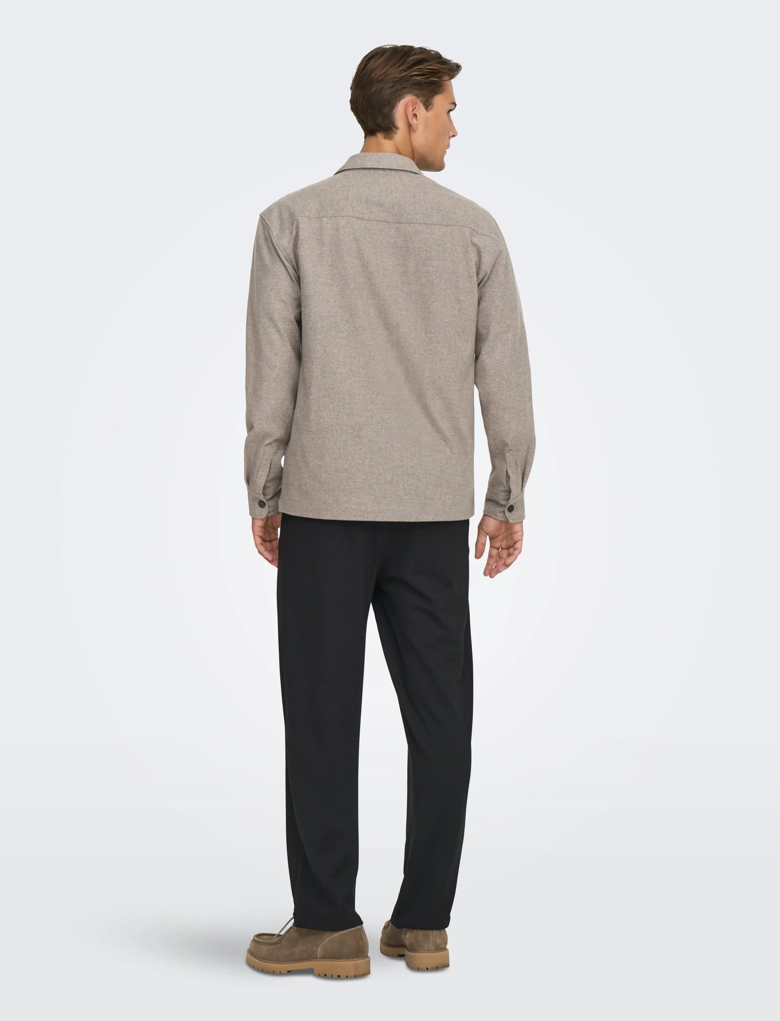 ONLY & SONS Onsmark Brushed 0353 Overshirt Noos overshirts herr – bild 2