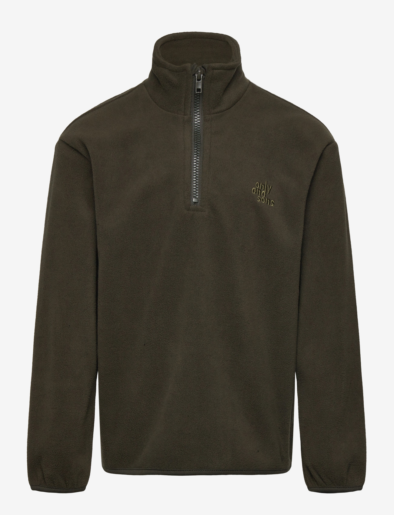 ONLY & SONS - OSJJENS LS FLEECE HALF ZIP SWT - sweatshirts - rosin - 0