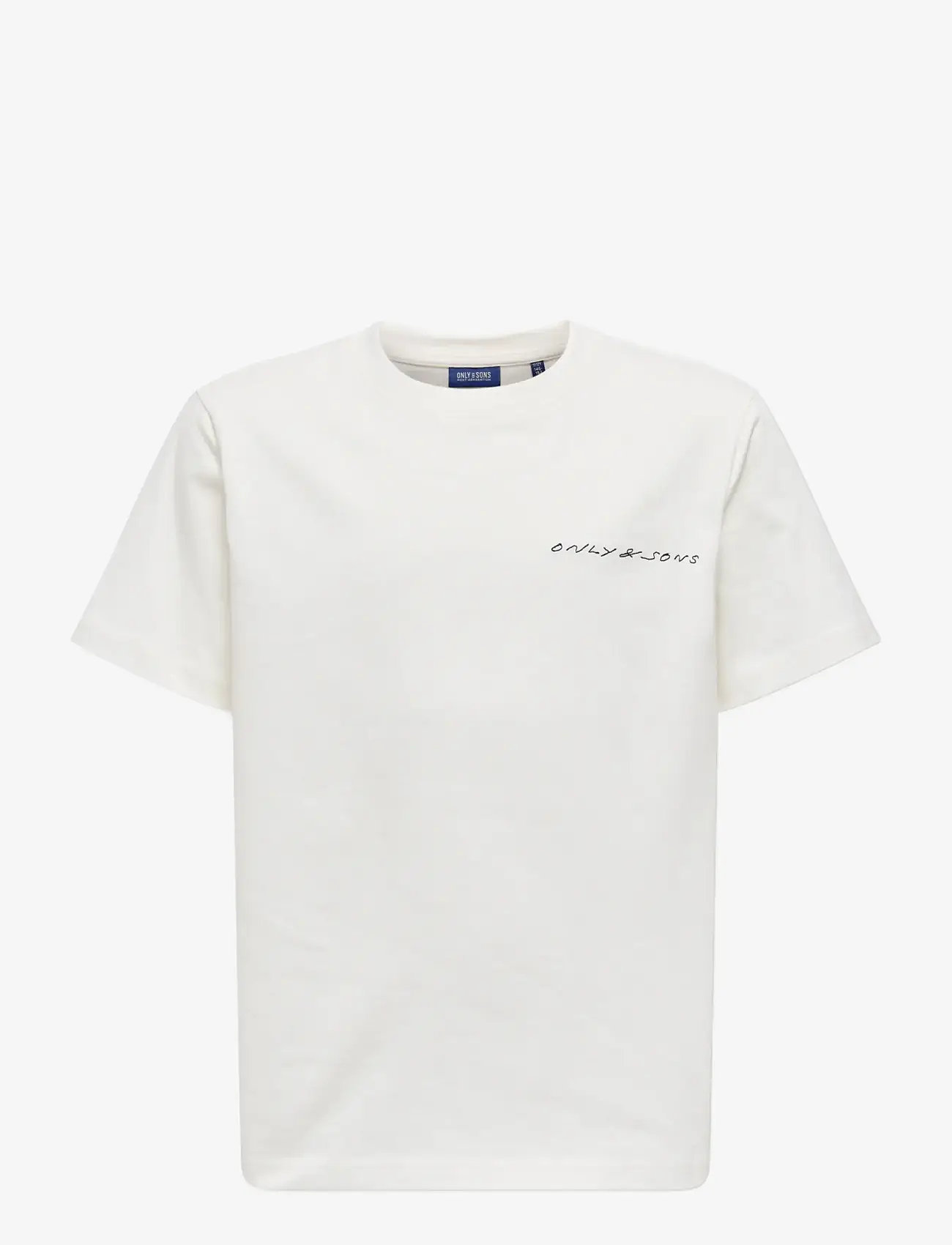 ONLY & SONS - OSJASHER LIFE REG SS TEE JRS - kortærmede t-shirts - cloud dancer - 0
