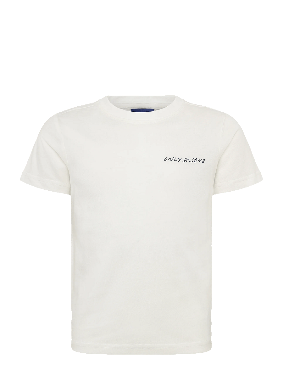 ONLY & SONS - OSJASHER LIFE REG SS TEE JRS - kortærmede t-shirts - cloud dancer - 0