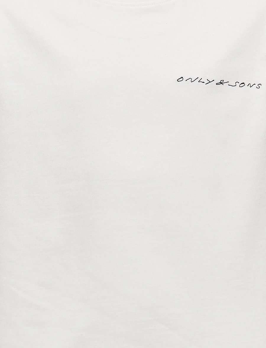 ONLY & SONS - OSJASHER LIFE REG SS TEE JRS - kurzärmelige - cloud dancer - 2
