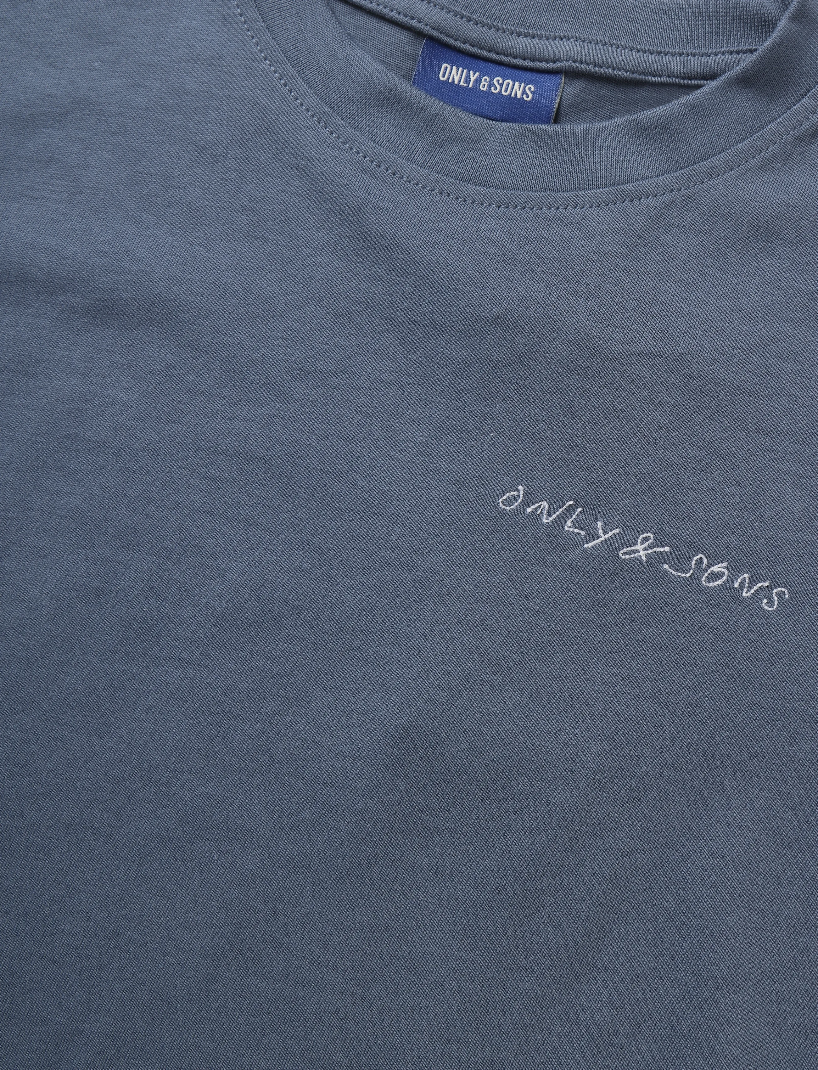 ONLY & SONS - OSJASHER LIFE REG SS TEE JRS - kurzärmelige - vintage indigo - 2