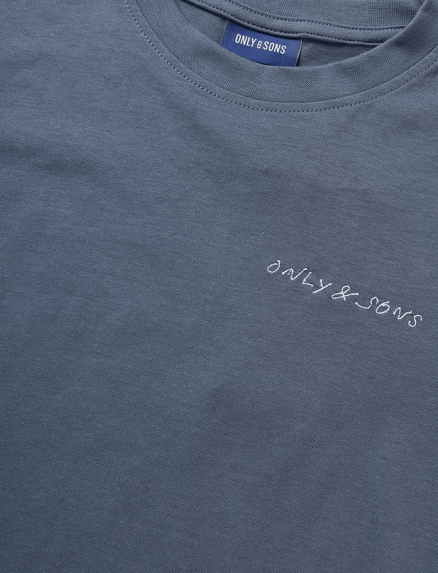 ONLY & SONS - OSJASHER LIFE REG SS TEE JRS - kurzärmelige - vintage indigo - 2