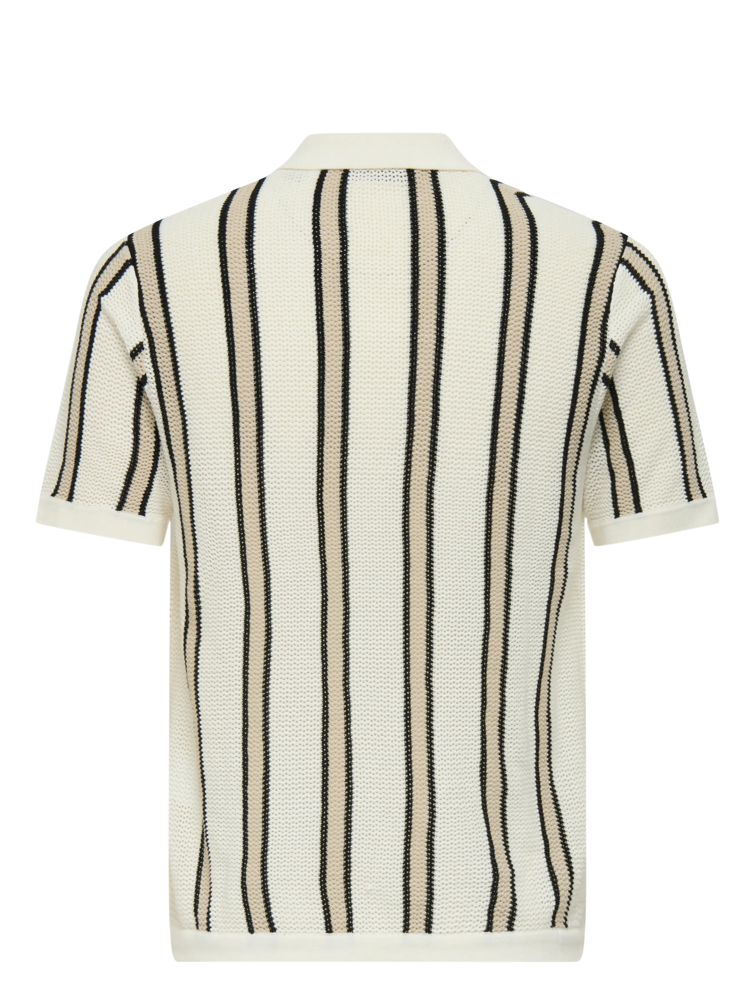ONLY & SONS - ONSGABRIEL REG SS SHIRT KNIT CS - kortärmade skjortor - cloud dancer - 1