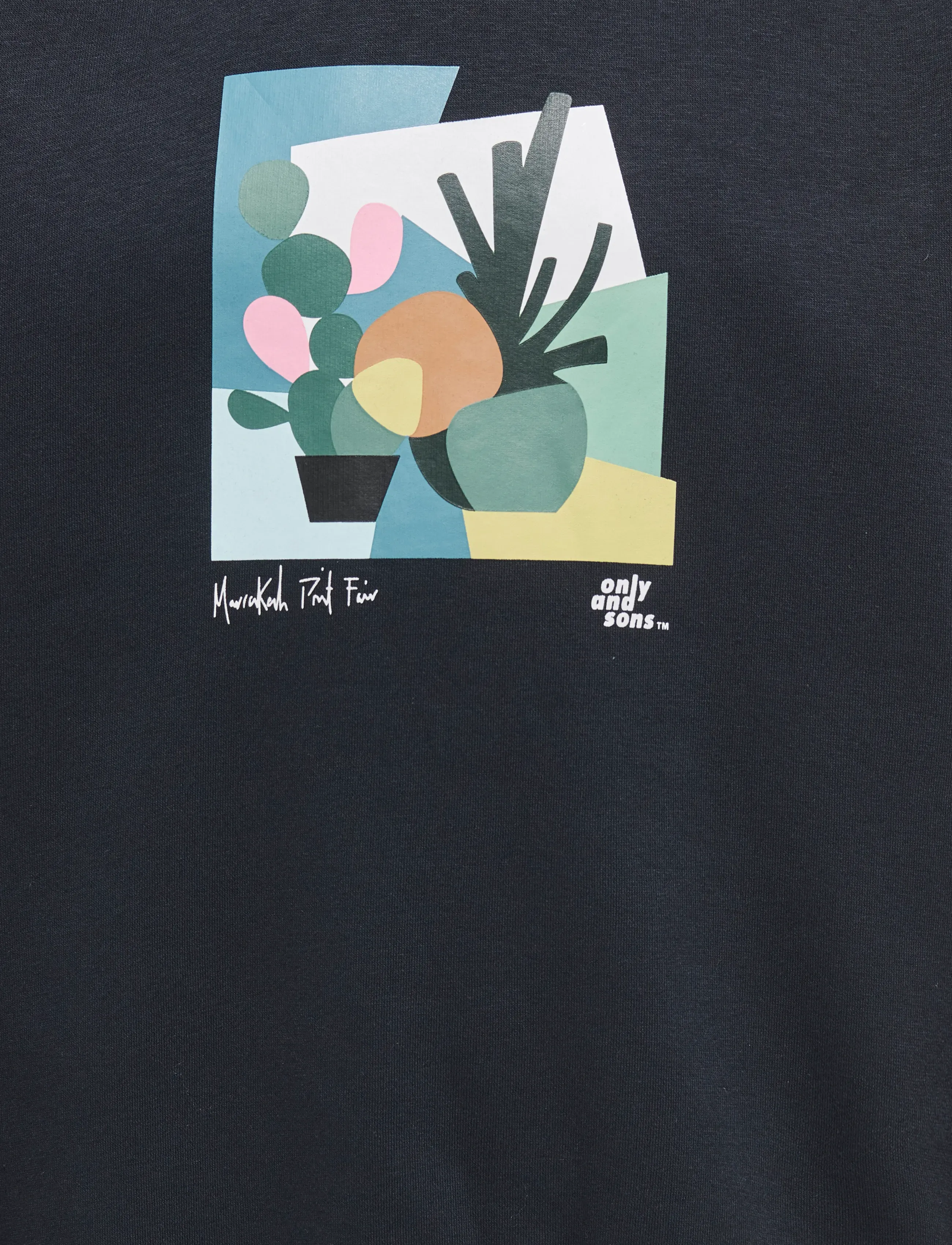 ONLY & SONS - OSJBEAUFORT CREW NECK RLX SWT - collegepaidat - black - 3