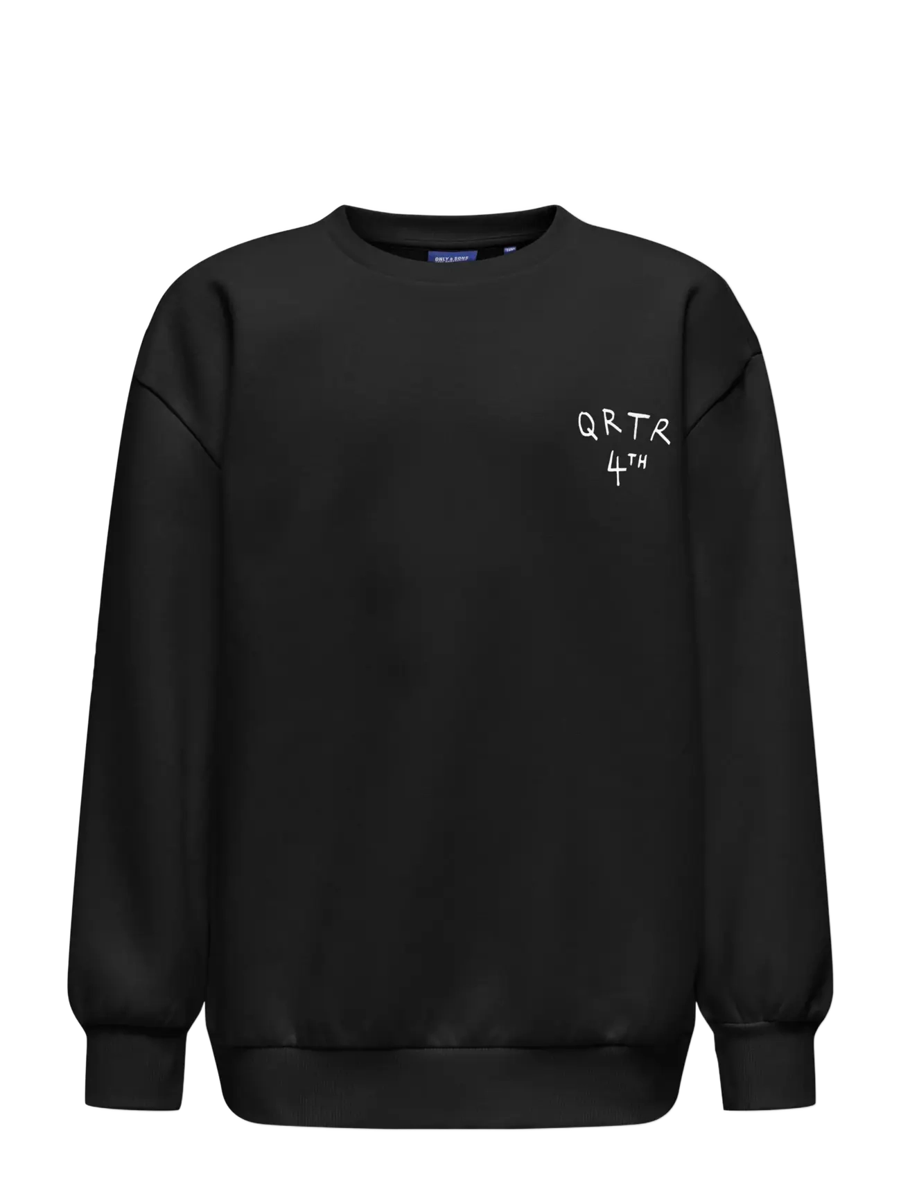 ONLY & SONS OSJKYRIE OVERSIZE LS SWT NOOS - Sweatshirts & Kapuzenpullover - BLACK / black