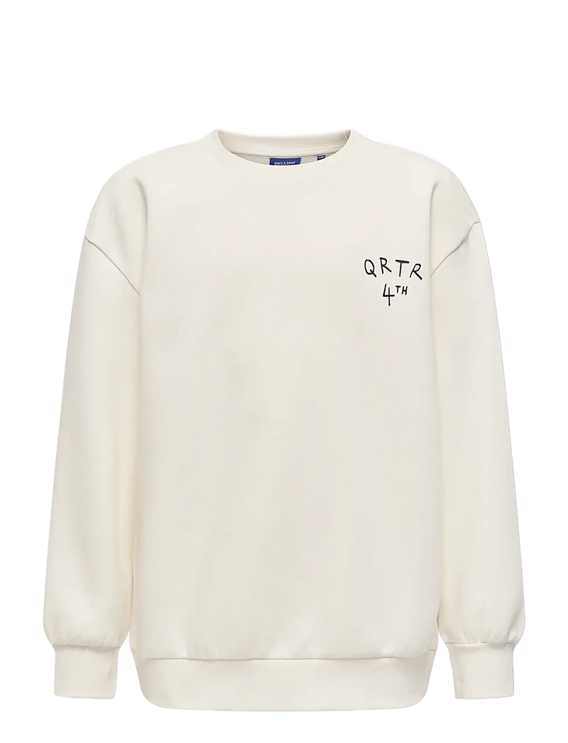 ONLY & SONS - OSJKYRIE OVERSIZE LS SWT NOOS - dressipluusid - tofu - 1