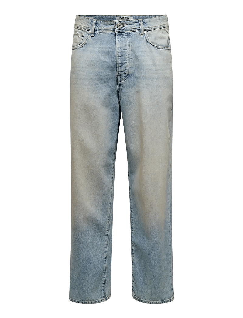 ONLY & SONS - ONSFADE LOOSE LB TINTED 6105 TAI DNM - loose jeans - light blue denim - 1