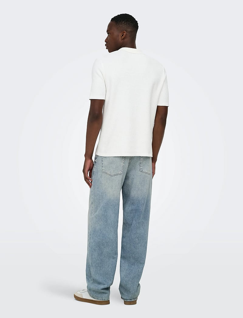 ONLY & SONS - ONSFADE LOOSE LB TINTED 6105 TAI DNM - loose jeans - light blue denim - 3