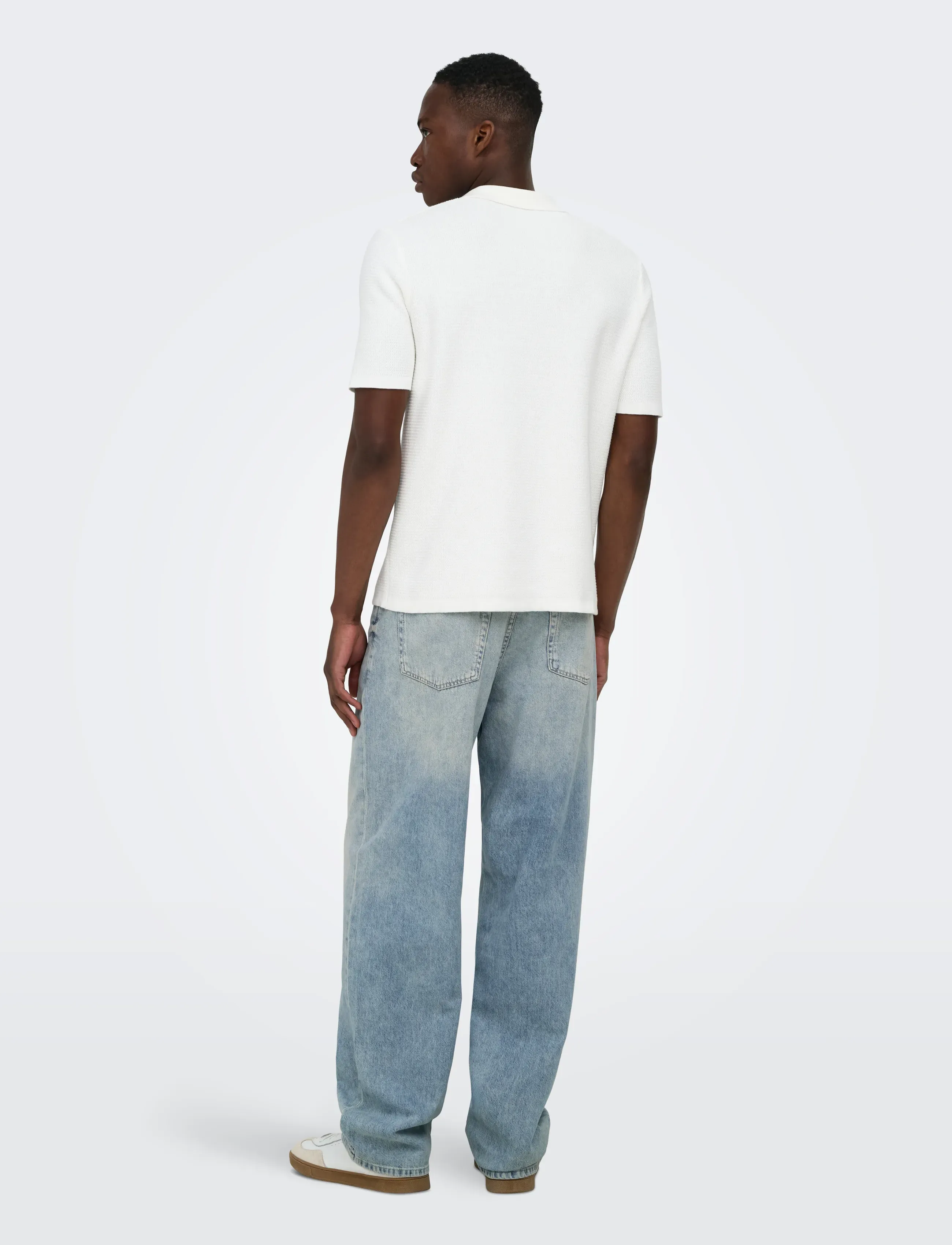 ONLY & SONS - ONSFADE LOOSE LB TINTED 6105 TAI DNM - loose jeans - light blue denim - 3