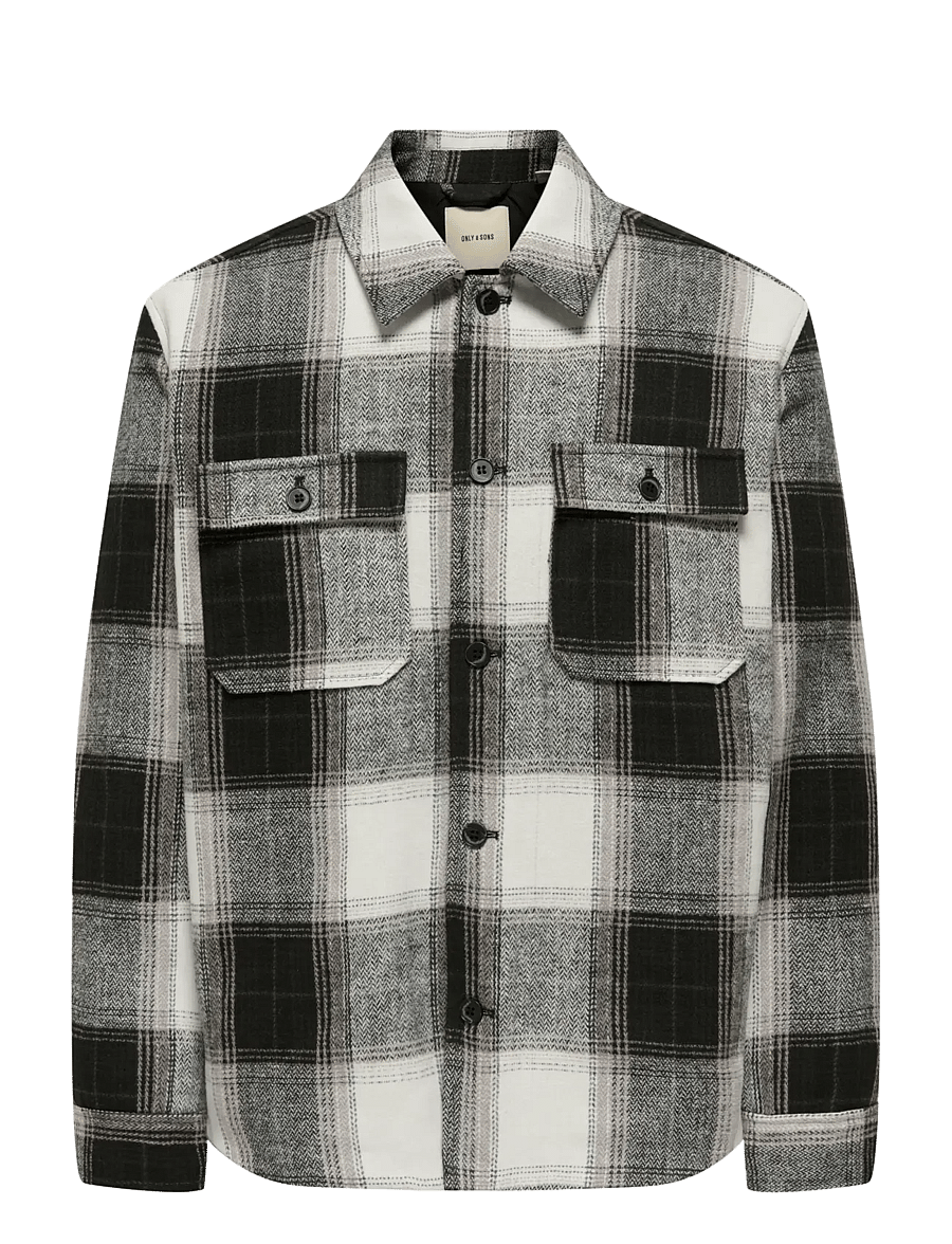 ONLY & SONS - ONSZACK OVERSHIRT OTW NOOS - Überhemden - black - 1