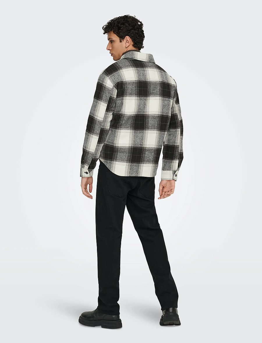 ONLY & SONS - ONSZACK OVERSHIRT OTW NOOS - Überhemden - black - 3