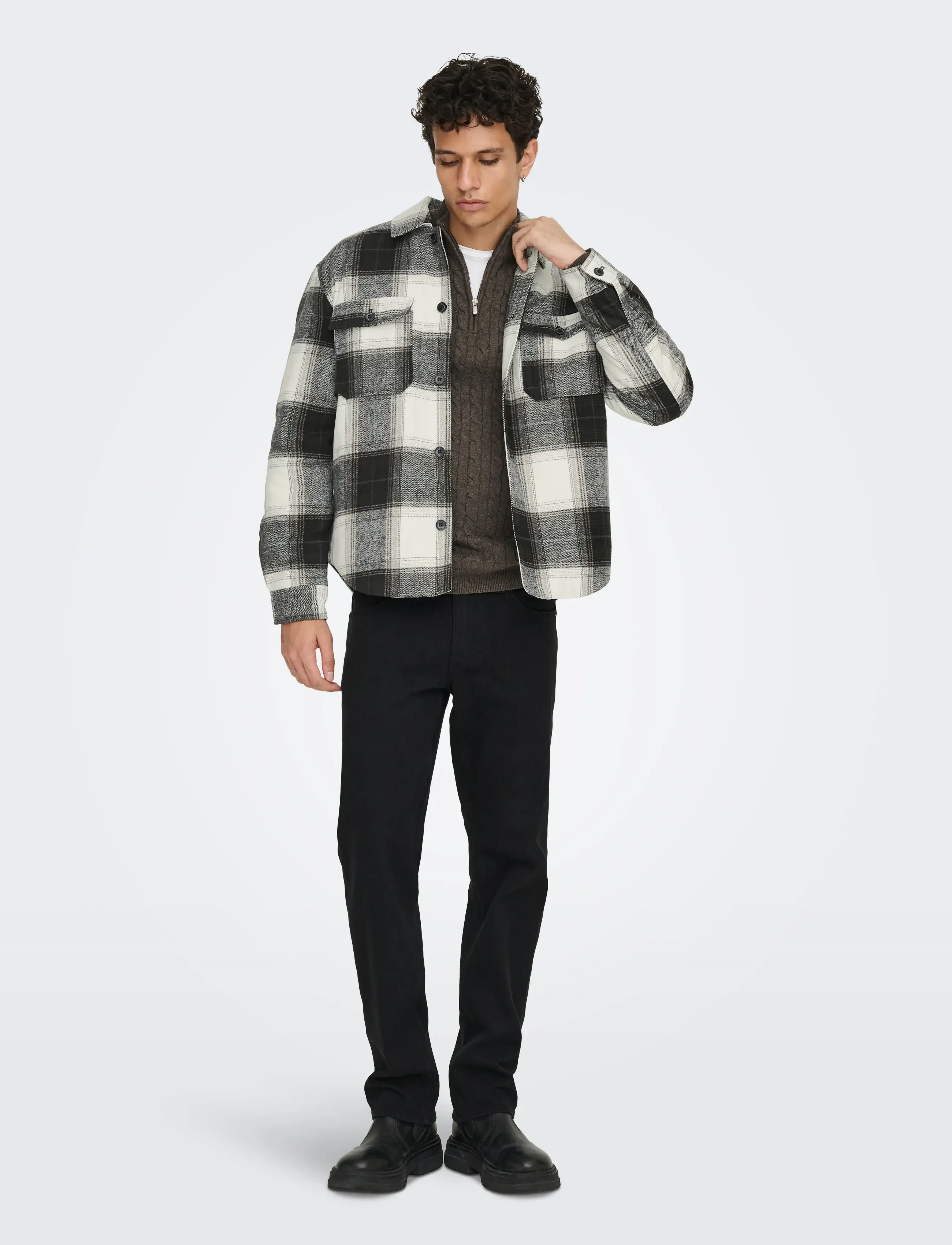 ONLY & SONS - ONSZACK OVERSHIRT OTW NOOS - collections - black - 4