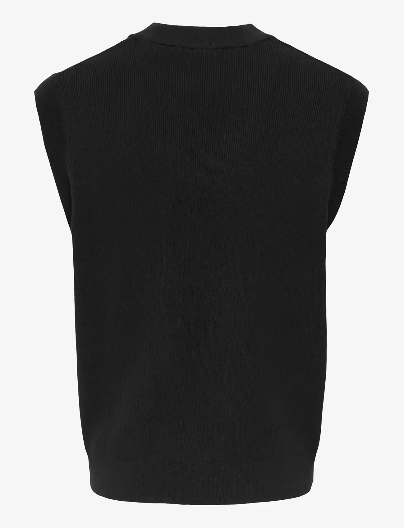 ONLY & SONS - ONSPHIL RLX 12 VEST KNIT - prjónavesti - black - 2