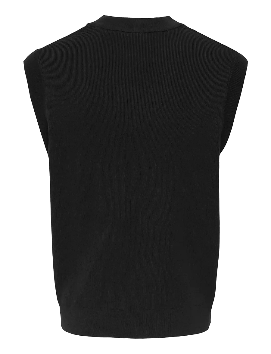 ONLY & SONS - ONSPHIL RLX 12 VEST KNIT - strikkevester - black - 2