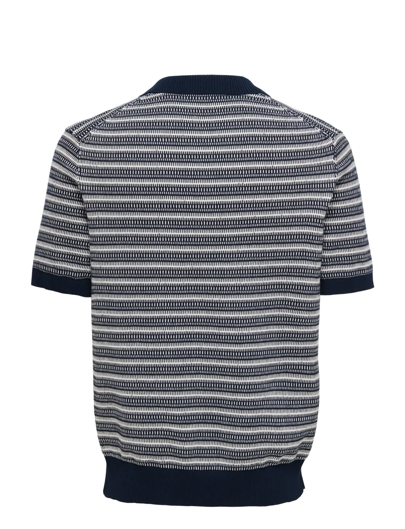 ONLY & SONS - ONSTILO REG SS SPLIT NECK KNIT NOOS - megztiniai - dark sapphire - 2