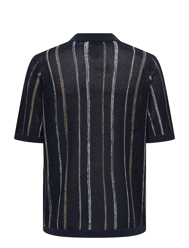 ONLY & SONS - ONSTOBBY LIFE RLX SS SHIRT KNIT NOOS - polos en tricot - dark sapphire - 2