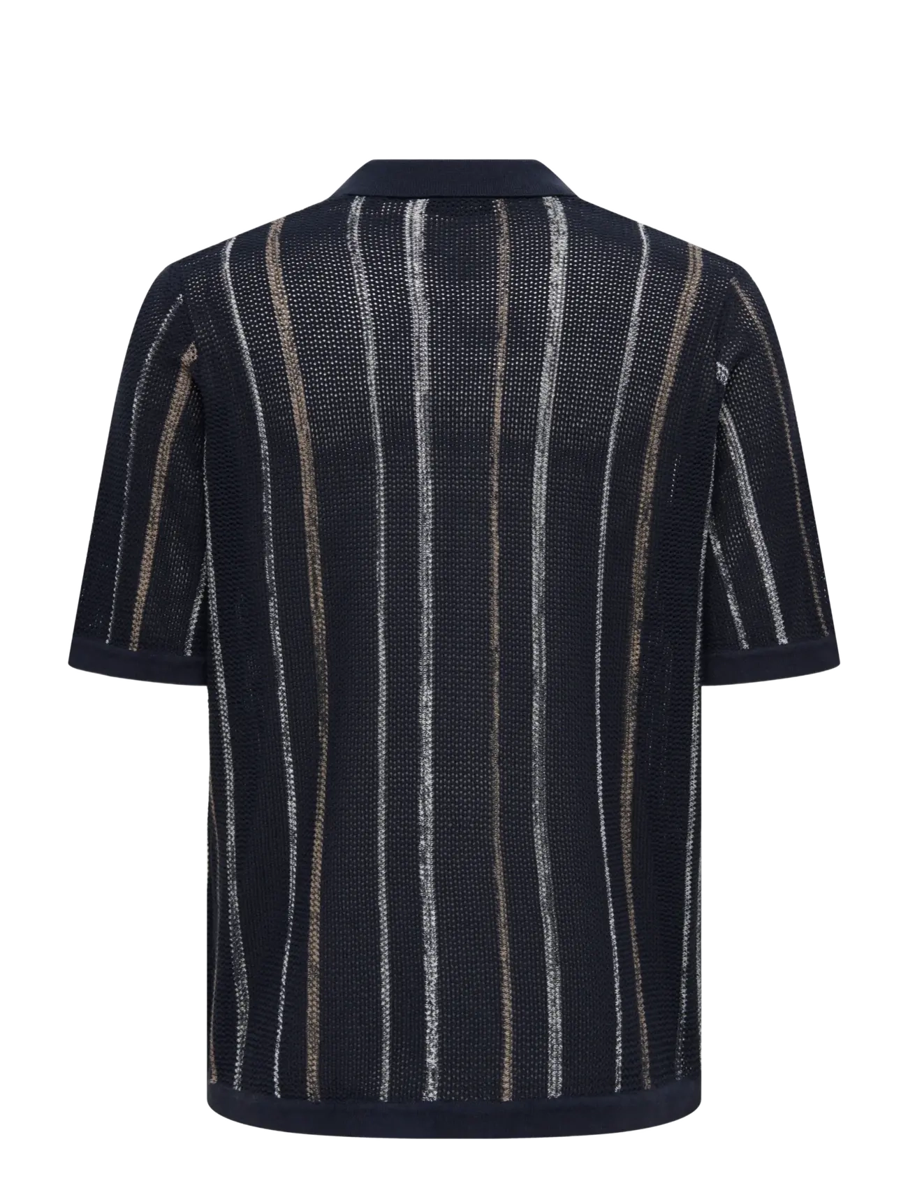 ONLY & SONS - ONSTOBBY LIFE RLX  SS SHIRT KNIT NOOS - knitted polos - dark sapphire - 2