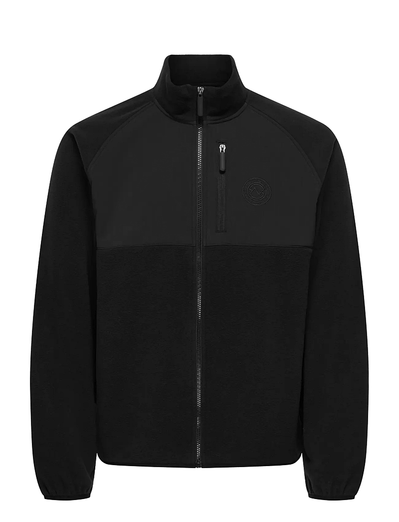 ONLY & SONS - ONSCHUCK FLEECE JACKET OTW - hybrid-jacken - black - 1