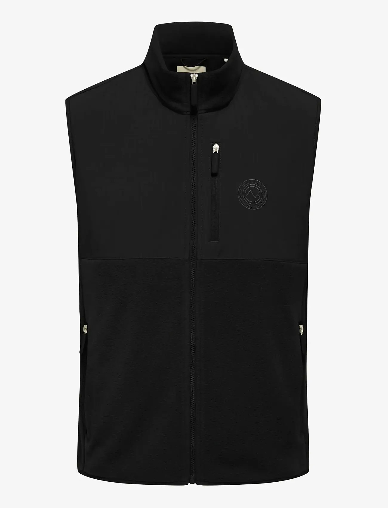 ONLY & SONS - ONSCHUCKFLEECE VEST OTW - laveste priser - black - 1