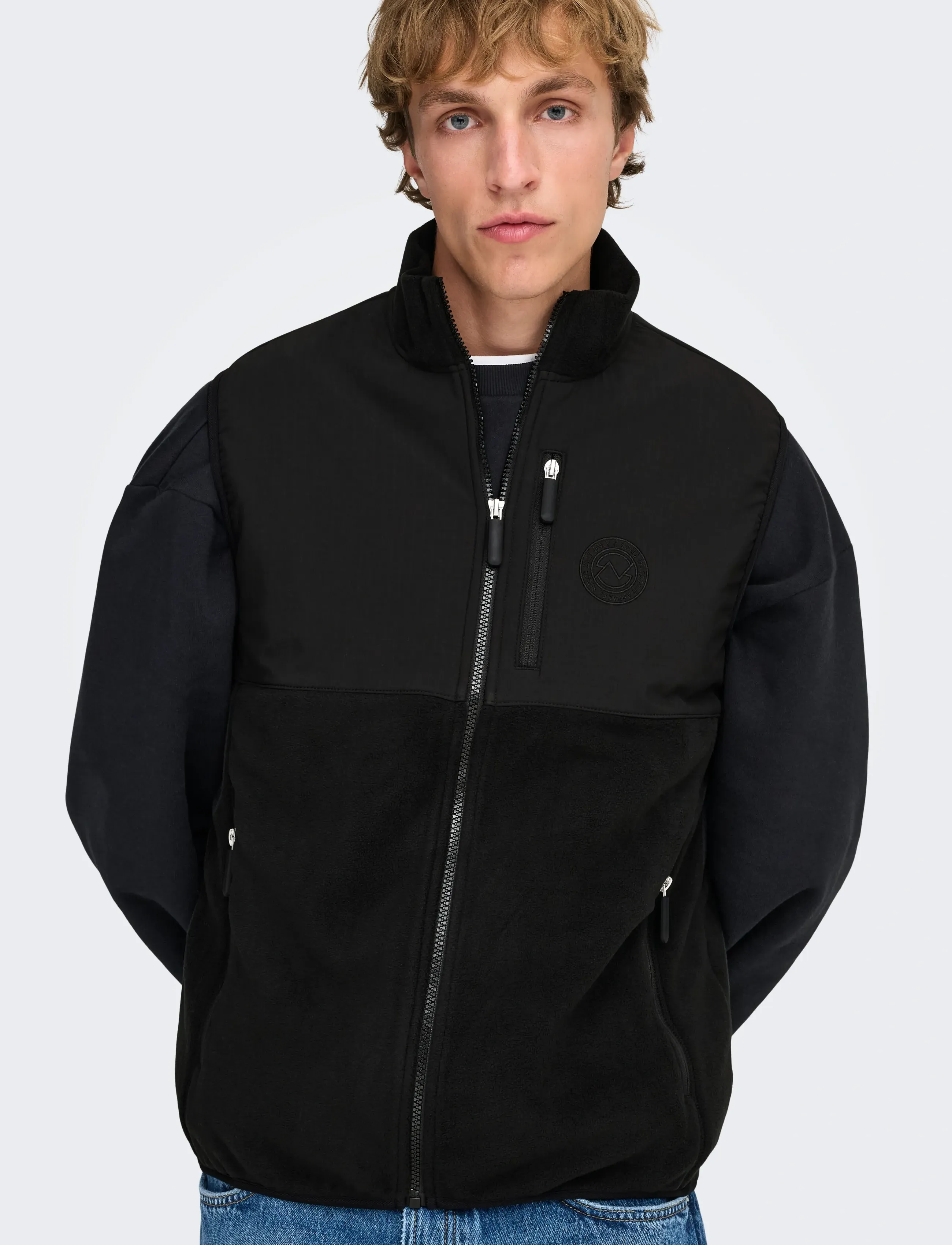 ONLY & SONS Onschuckfleece Vest Otw västar herr – bild 5